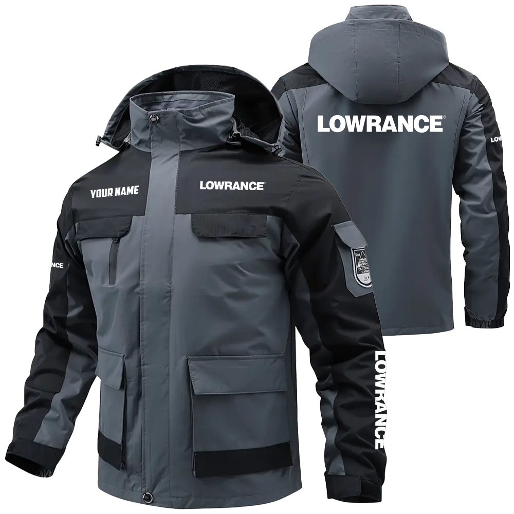 Lowrance Exclusive Logo Water Resistant Outdoor Jacket Detachable Hood TTFSV2030819LZ – Lowrance Jacket