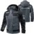 Tahoe Exclusive Logo Water Resistant Outdoor Jacket Detachable Hood TTFSV2030819TAZ – Tahoe Jacket