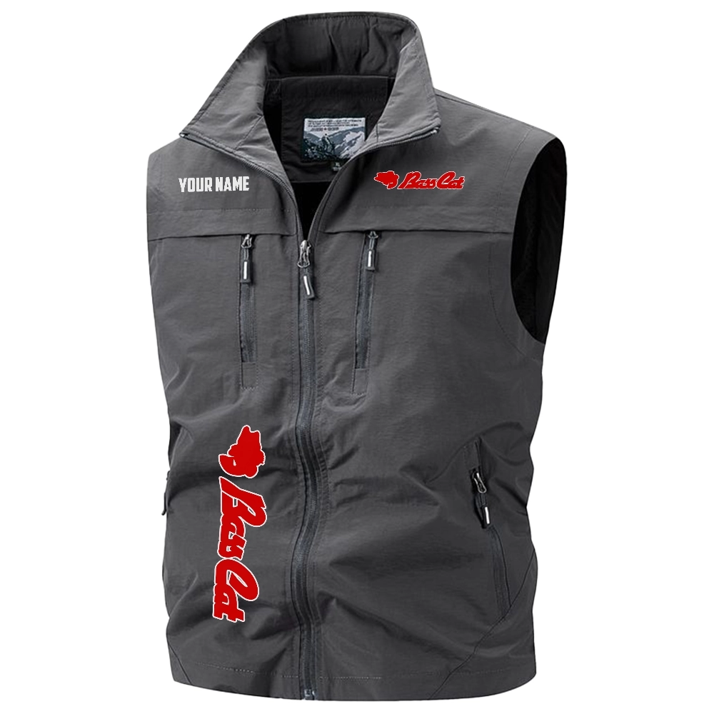 Bass Cat Exclusive Logo Multi-Pocket Sleeveless Vest TTFSV2100819BCZ – Bass Cat Vest Bass Cat Exclusive Logo Multi-Pocket Sleeveless Vest TTFSV2100819BCZ – Bass Cat Vest