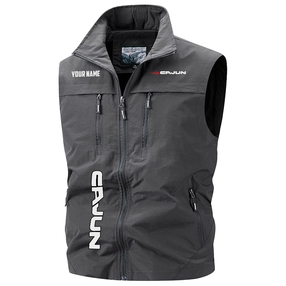 Cajun Exclusive Logo Multi-Pocket Sleeveless Vest TTFSV2100819CJZ – Cajun Vest