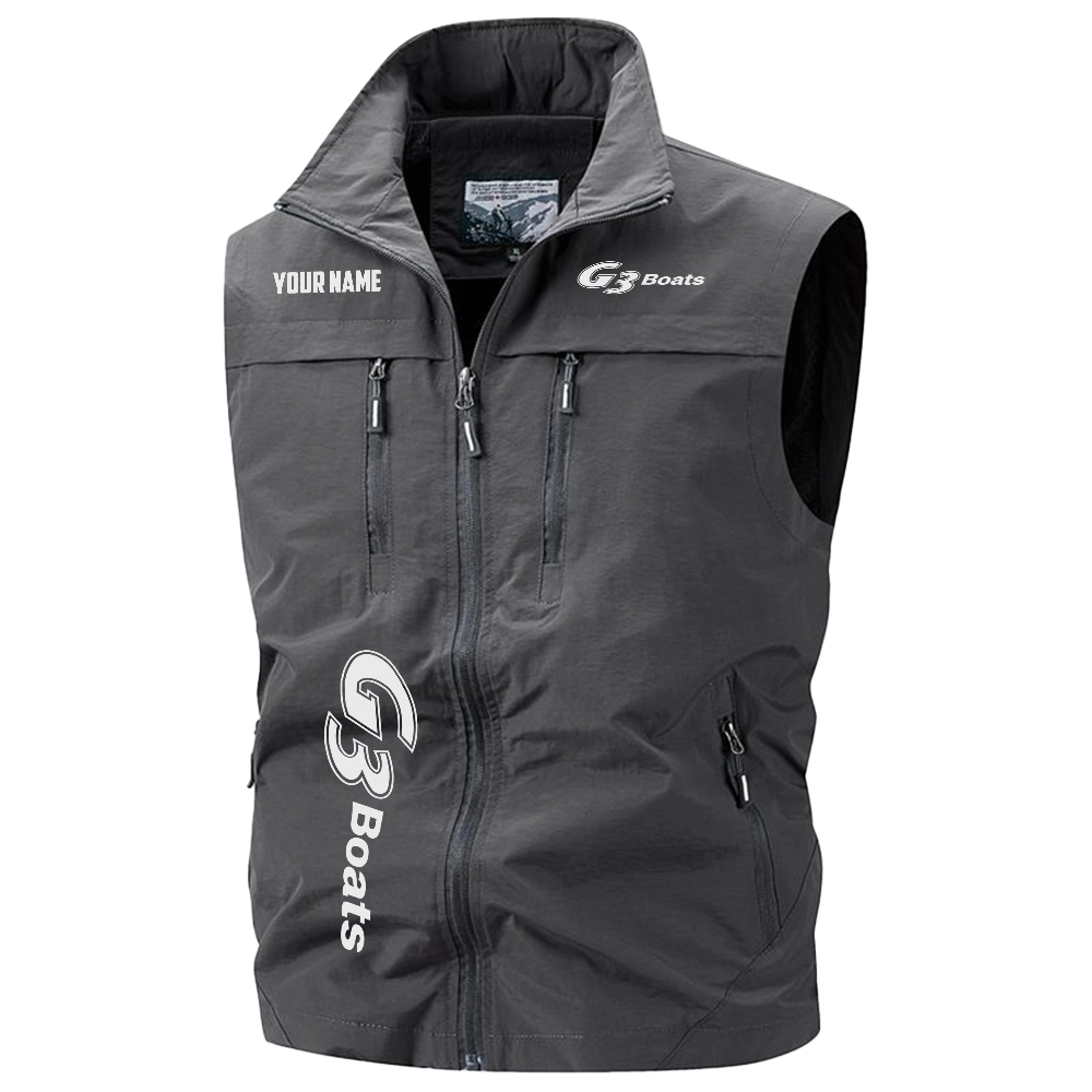 G3 Exclusive Logo Multi-Pocket Sleeveless Vest TTFSV2100819G3Z – G3 Vest
