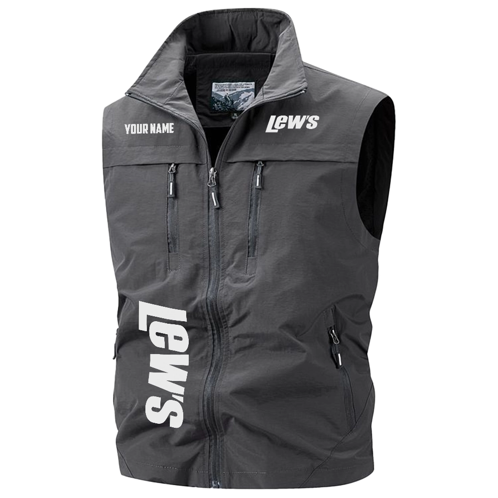 Lew’s Exclusive Logo Multi-Pocket Sleeveless Vest TTFSV2100819LSZ – Lew’s Vest