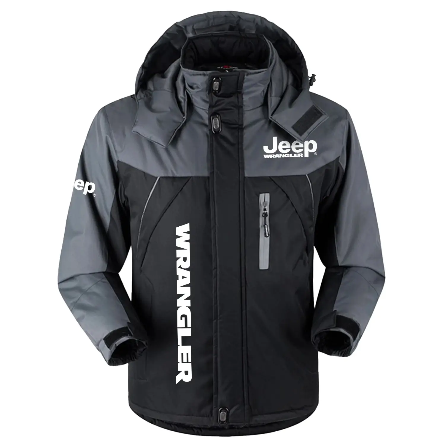 Jeep Wrangler Exclusive Logo Outdoor Charging Suit Slim Fit Plush Waterproof Windproof Jacket Detachable Hood CARPCS1106JWRZ – Jeep Wrangler Jacket Jeep Wrangler Exclusive Logo Outdoor Charging Suit Slim Fit Plush Waterproof Windproof Jacket Detachable Hood CARPCS1106JWRZ – Jeep Wrangler Jacket