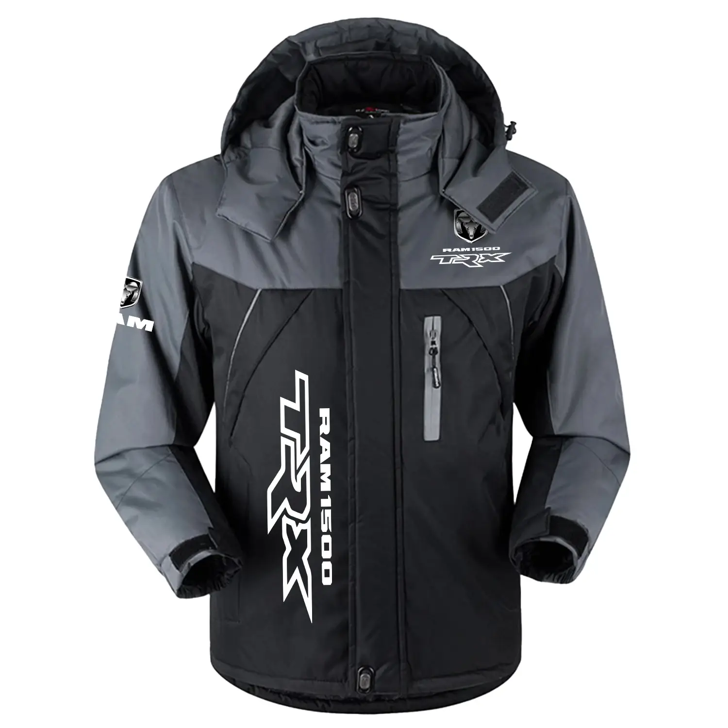 Ram 1500 TRX Exclusive Logo Outdoor Charging Suit Slim Fit Plush Waterproof Windproof Jacket Detachable Hood CARPCS1106RTRZ – Ram 1500 TRX Jacket Ram 1500 TRX Exclusive Logo Outdoor Charging Suit Slim Fit Plush Waterproof Windproof Jacket Detachable Hood CARPCS1106RTRZ – Ram 1500 TRX Jacket