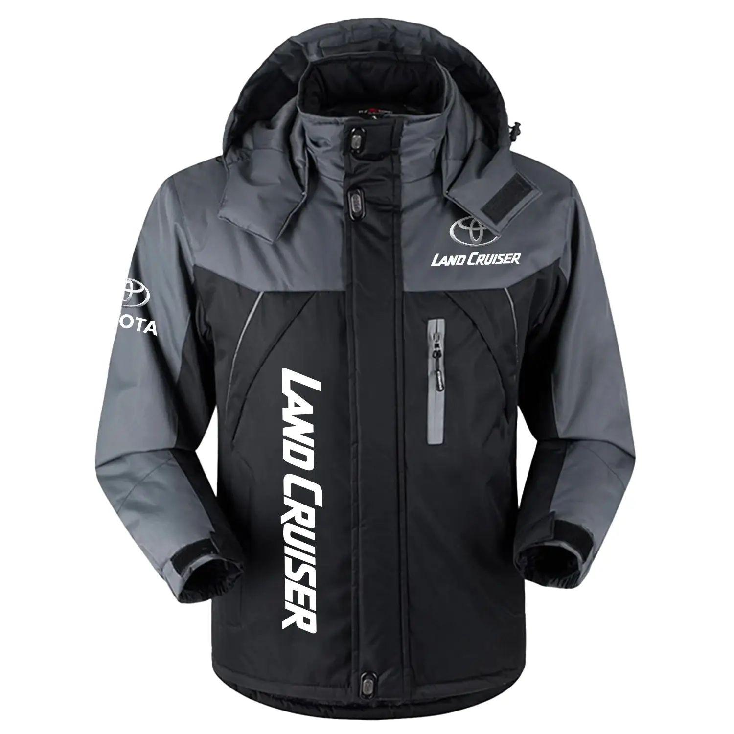 Toyota Land Cruiser Exclusive Logo Outdoor Charging Suit Slim Fit Plush Waterproof Windproof Jacket Detachable Hood CARPCS1106TLCZ – Toyota Land Cruiser Jacket Toyota Land Cruiser Exclusive Logo Outdoor Charging Suit Slim Fit Plush Waterproof Windproof Jacket Detachable Hood CARPCS1106TLCZ – Toyota Land Cruiser Jacket