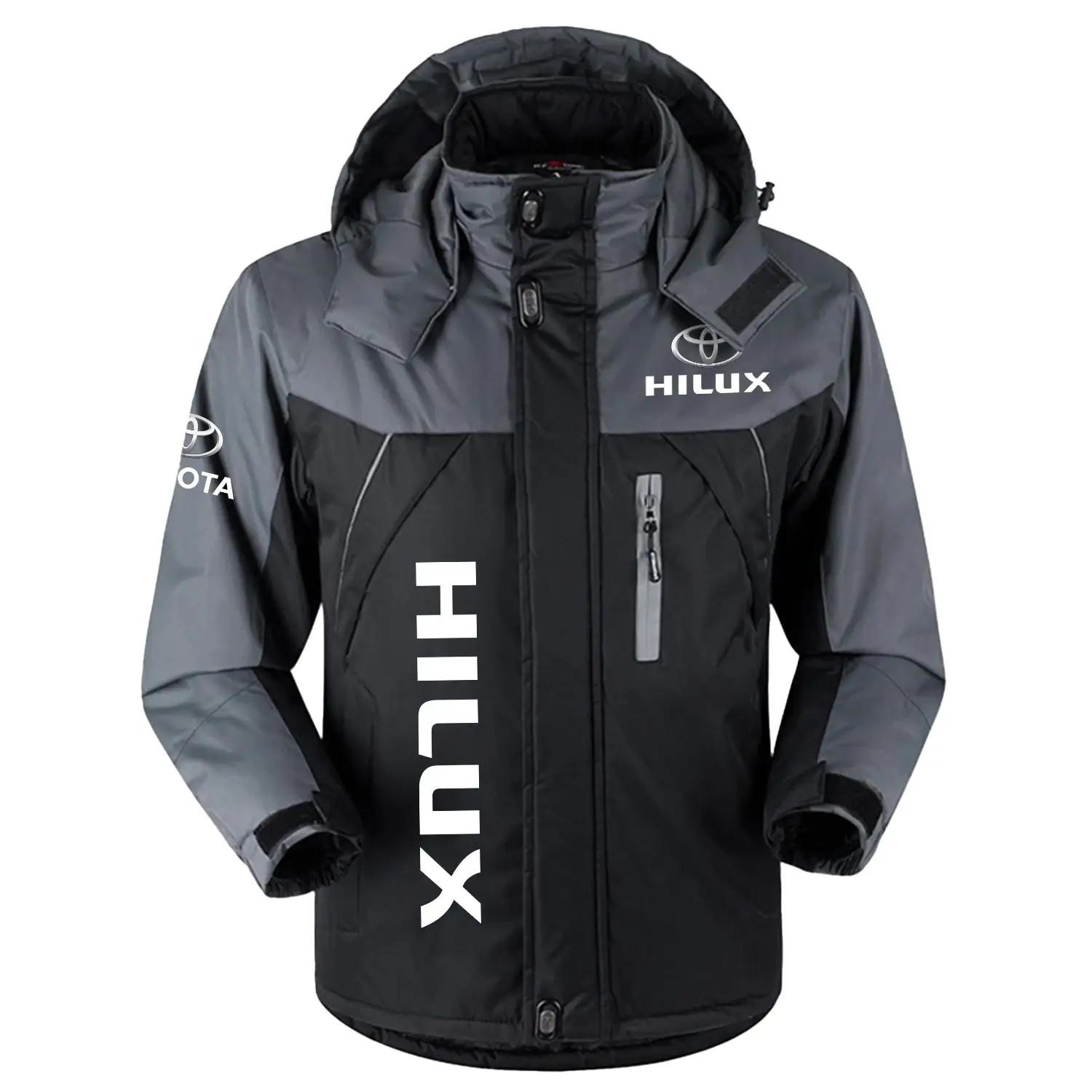 Toyota Hilux Exclusive Logo Outdoor Charging Suit Slim Fit Plush Waterproof Windproof Jacket Detachable Hood CARPCS1106TTHZ – Toyota Hilux Jacket Toyota Hilux Exclusive Logo Outdoor Charging Suit Slim Fit Plush Waterproof Windproof Jacket Detachable Hood CARPCS1106TTHZ – Toyota Hilux Jacket
