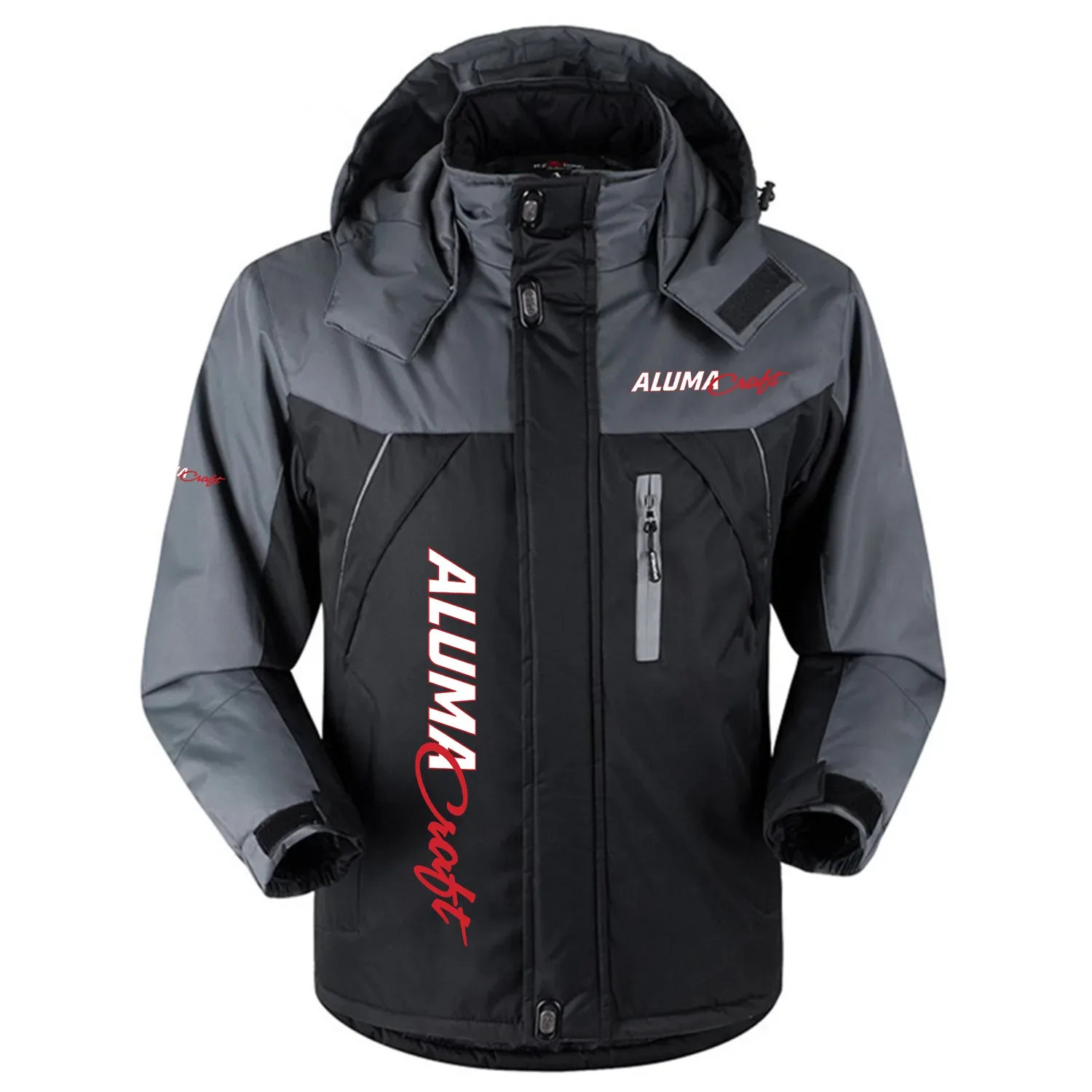 Alumacraft Exclusive Logo Outdoor Charging Suit Slim Fit Plush Waterproof Windproof Jacket Detachable Hood HCPDPCS1409ACZ – Alumacraft Gift Alumacraft Exclusive Logo Outdoor Charging Suit Slim Fit Plush Waterproof Windproof Jacket Detachable Hood HCPDPCS1409ACZ – Alumacraft Gift