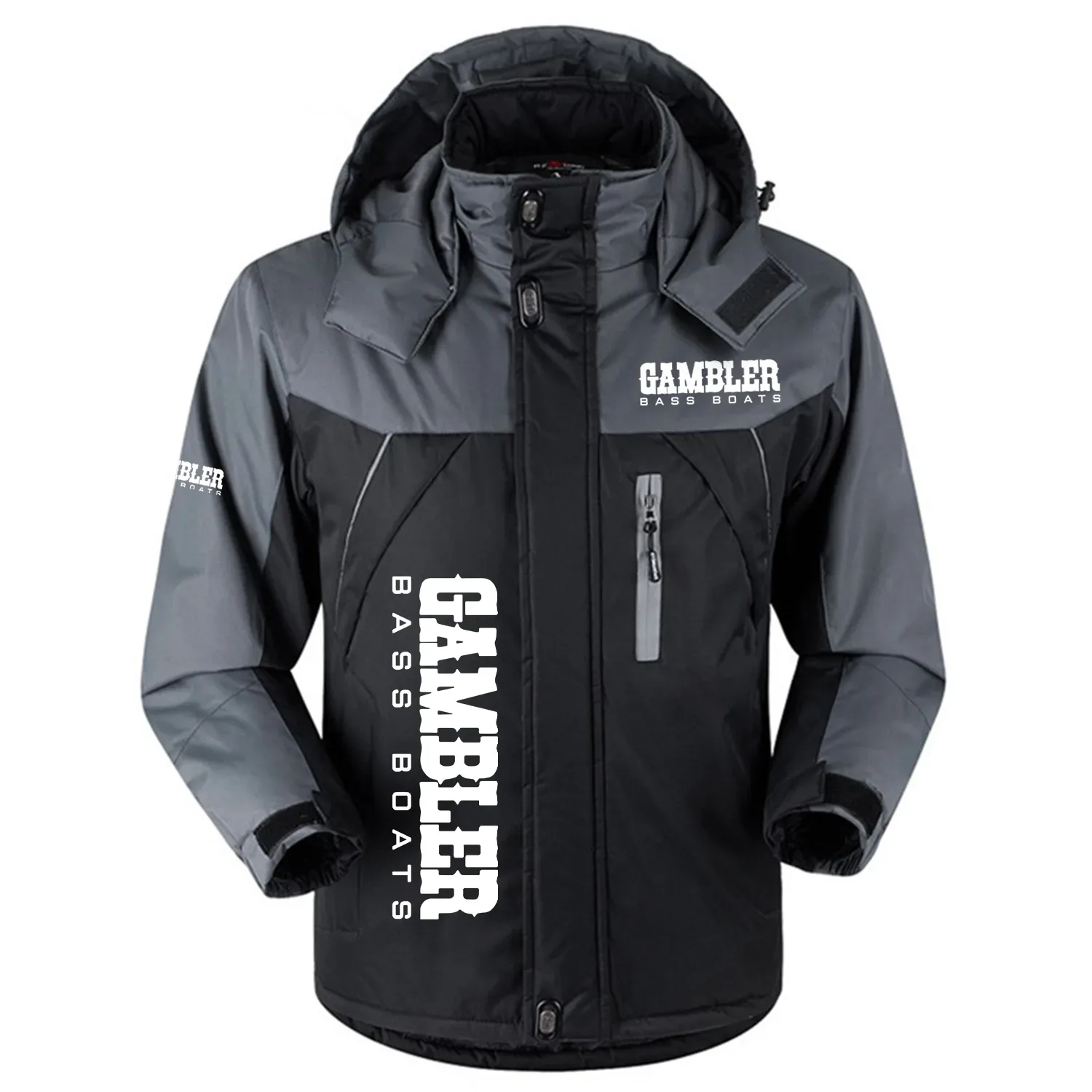 Gambler Exclusive Logo Outdoor Charging Suit Slim Fit Plush Waterproof Windproof Jacket Detachable Hood HCPDPCS1409GBZ – Gambler Gift Gambler Exclusive Logo Outdoor Charging Suit Slim Fit Plush Waterproof Windproof Jacket Detachable Hood HCPDPCS1409GBZ – Gambler Gift