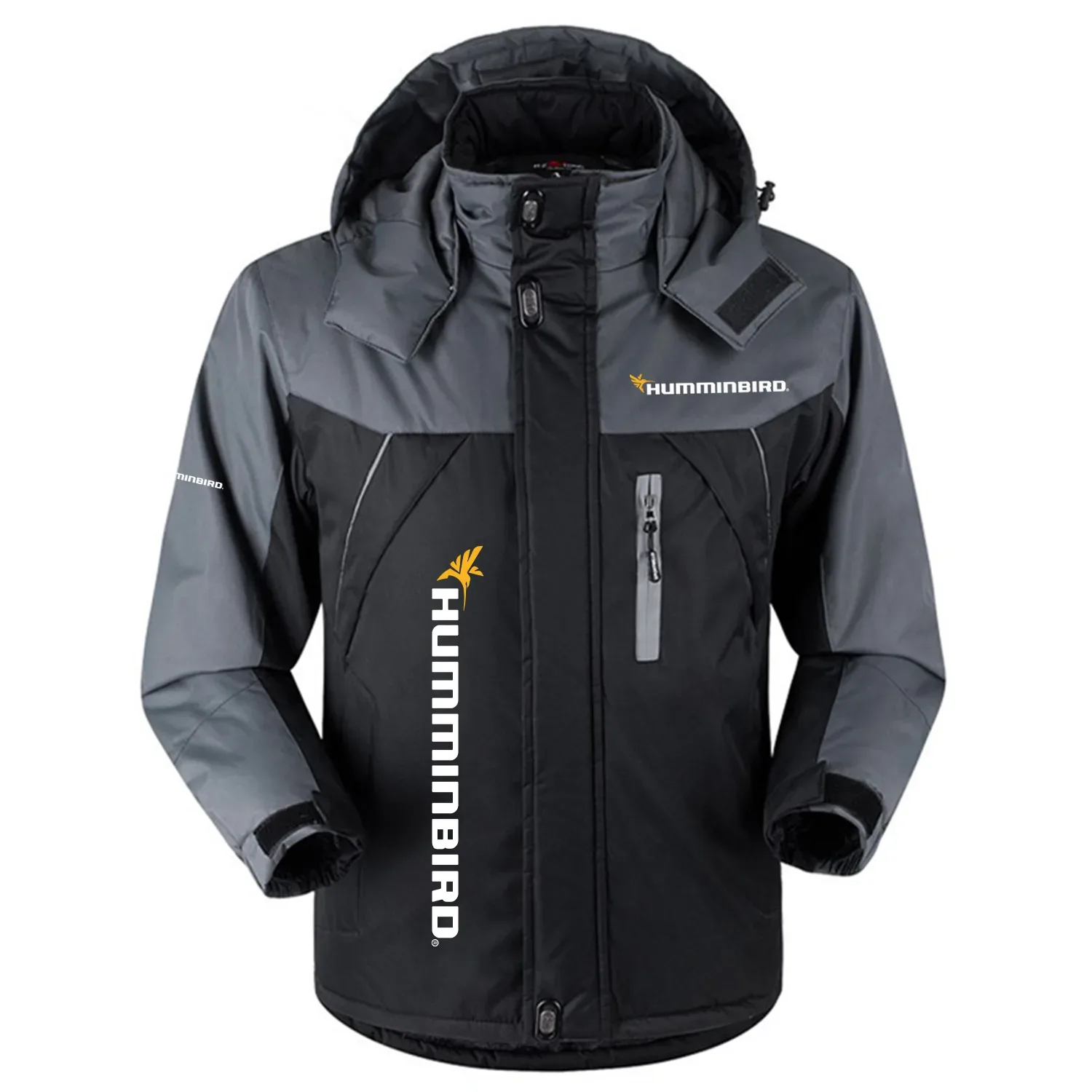 Humminbird Exclusive Logo Outdoor Charging Suit Slim Fit Plush Waterproof Windproof Jacket Detachable Hood HCPDPCS1409HUZ – Humminbird Gift