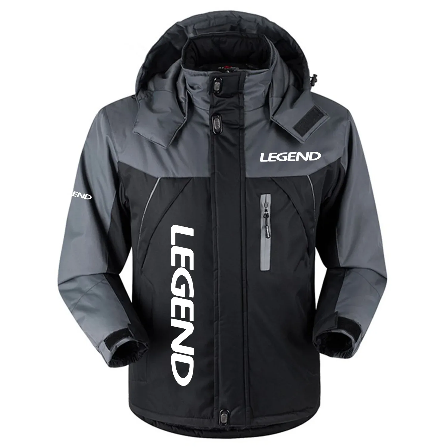 Legend Bass Boat Exclusive Logo Outdoor Charging Suit Slim Fit Plush Waterproof Windproof Jacket Detachable Hood HCPDPCS1409LEBZ – Legend Bass Boat Gift