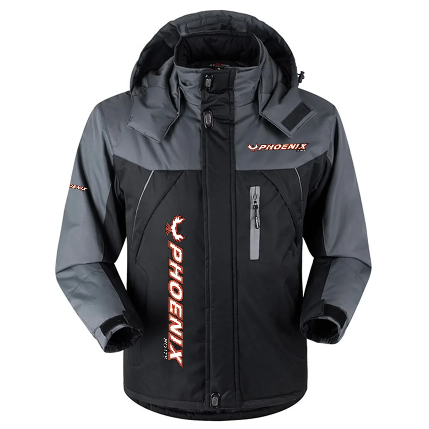 Phoenix Exclusive Logo Outdoor Charging Suit Slim Fit Plush Waterproof Windproof Jacket Detachable Hood HCPDPCS1409PBZ – Phoenix Gift Phoenix Exclusive Logo Outdoor Charging Suit Slim Fit Plush Waterproof Windproof Jacket Detachable Hood HCPDPCS1409PBZ – Phoenix Gift