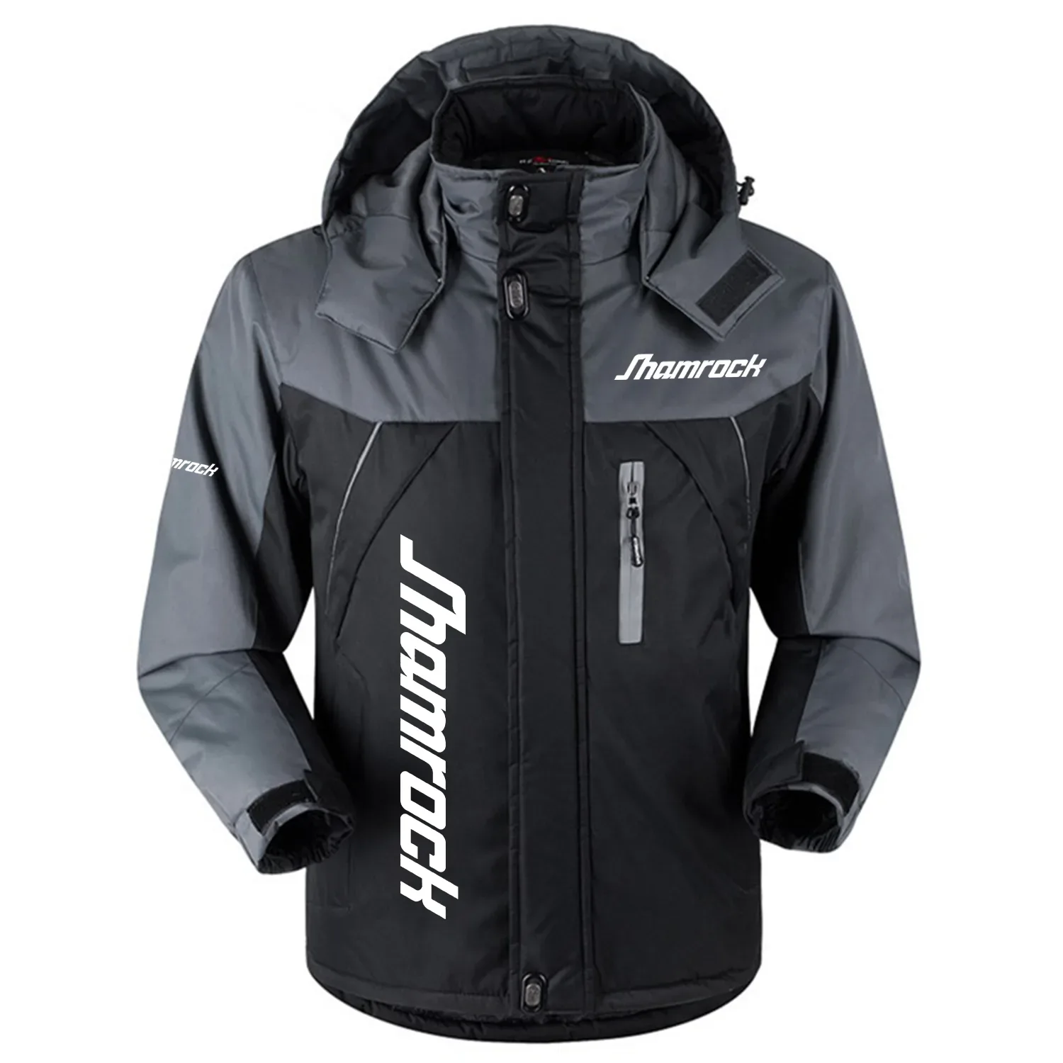 Shamrock Exclusive Logo Outdoor Charging Suit Slim Fit Plush Waterproof Windproof Jacket Detachable Hood HCPDPCS1409SHZ – Shamrock Gift Shamrock Exclusive Logo Outdoor Charging Suit Slim Fit Plush Waterproof Windproof Jacket Detachable Hood HCPDPCS1409SHZ – Shamrock Gift
