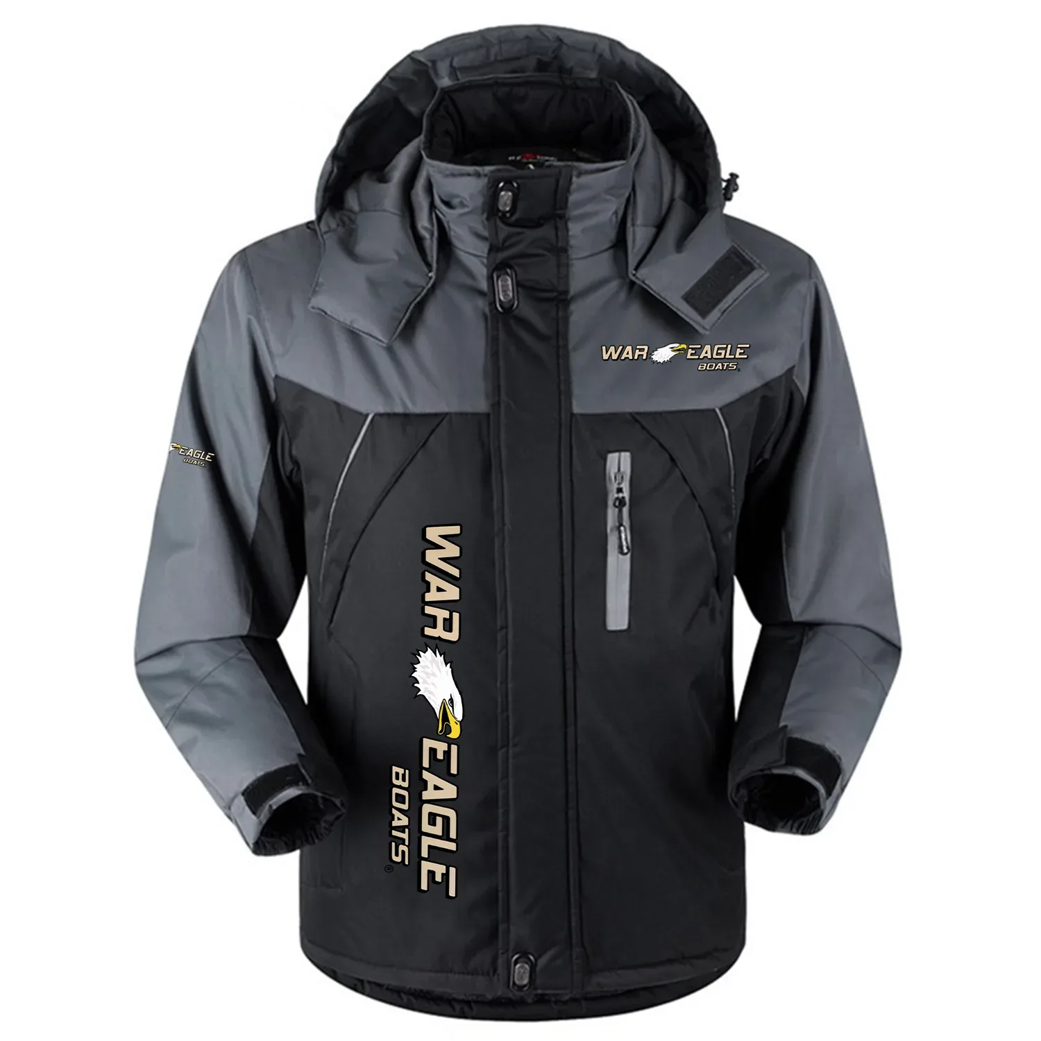 War Eagle Exclusive Logo Outdoor Charging Suit Slim Fit Plush Waterproof Windproof Jacket Detachable Hood HCPDPCS1409WEZ – War Eagle Gift War Eagle Exclusive Logo Outdoor Charging Suit Slim Fit Plush Waterproof Windproof Jacket Detachable Hood HCPDPCS1409WEZ – War Eagle Gift