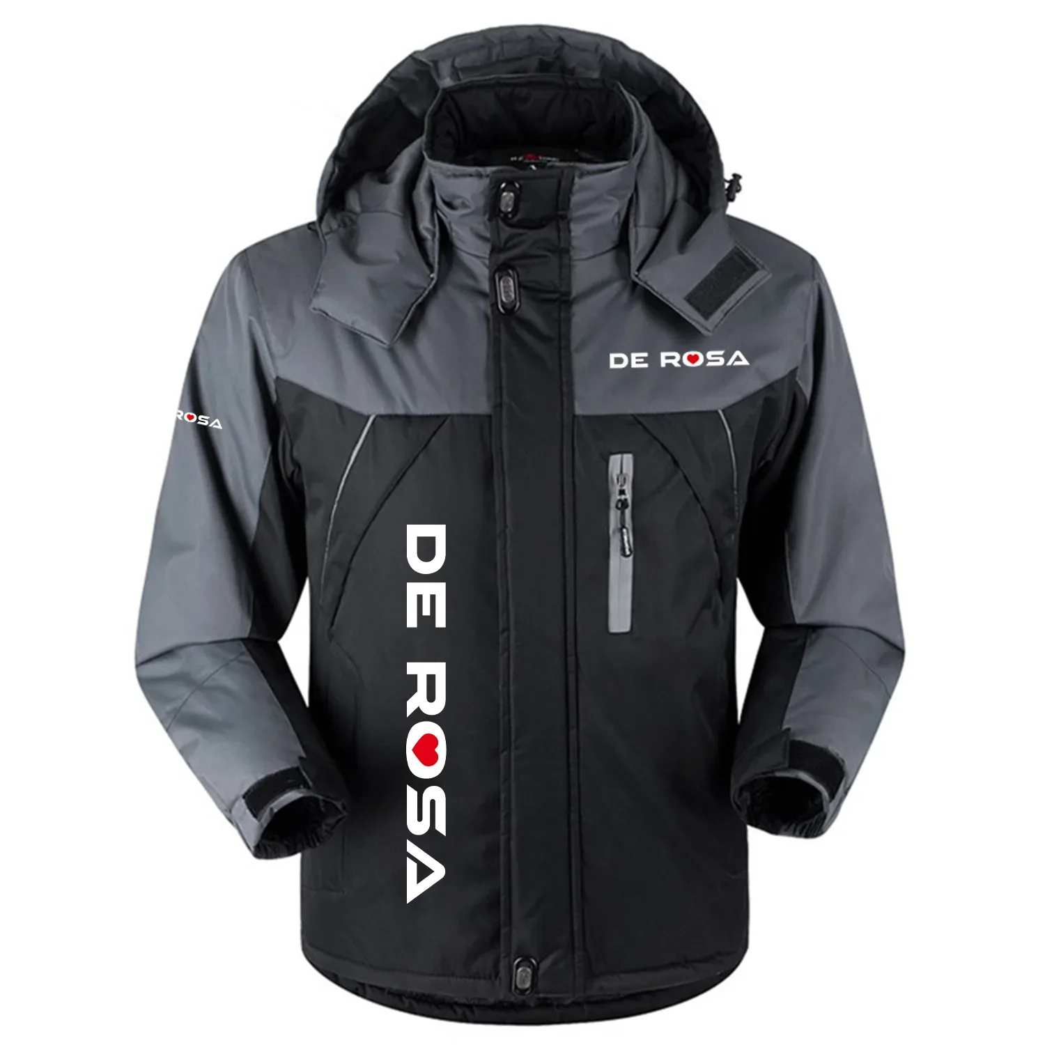 De Rosa Exclusive Logo Outdoor Charging Suit Slim Fit Plush Waterproof Windproof Jacket Detachable Hood OSBCLPCS1211DRZ – De Rosa Jacket De Rosa Exclusive Logo Outdoor Charging Suit Slim Fit Plush Waterproof Windproof Jacket Detachable Hood OSBCLPCS1211DRZ – De Rosa Jacket