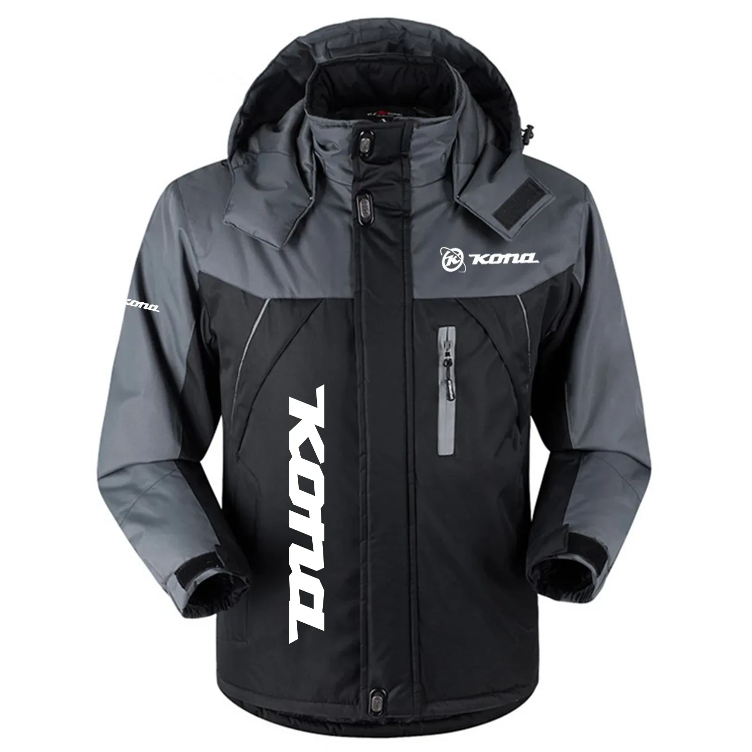 Kona Exclusive Logo Outdoor Charging Suit Slim Fit Plush Waterproof Windproof Jacket Detachable Hood OSBCLPCS1211KNZ – Kona Jacket