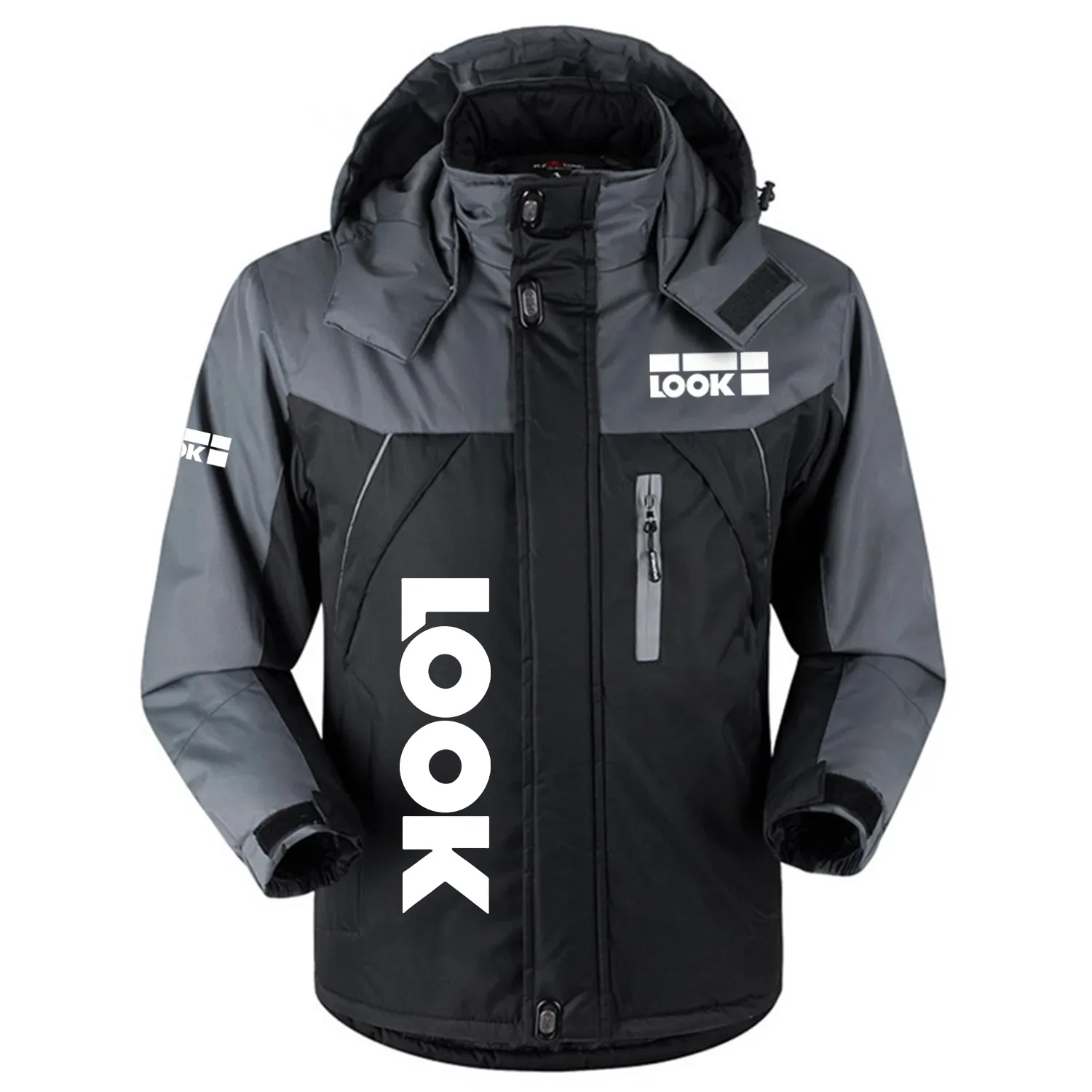 Look Exclusive Logo Outdoor Charging Suit Slim Fit Plush Waterproof Windproof Jacket Detachable Hood OSBCLPCS1211LKZ – Look Jacket Look Exclusive Logo Outdoor Charging Suit Slim Fit Plush Waterproof Windproof Jacket Detachable Hood OSBCLPCS1211LKZ – Look Jacket