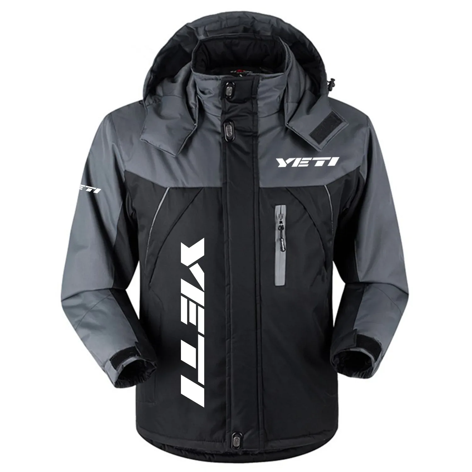 Yeti Exclusive Logo Outdoor Charging Suit Slim Fit Plush Waterproof Windproof Jacket Detachable Hood OSBCLPCS1211YTZ – Yeti Jacket