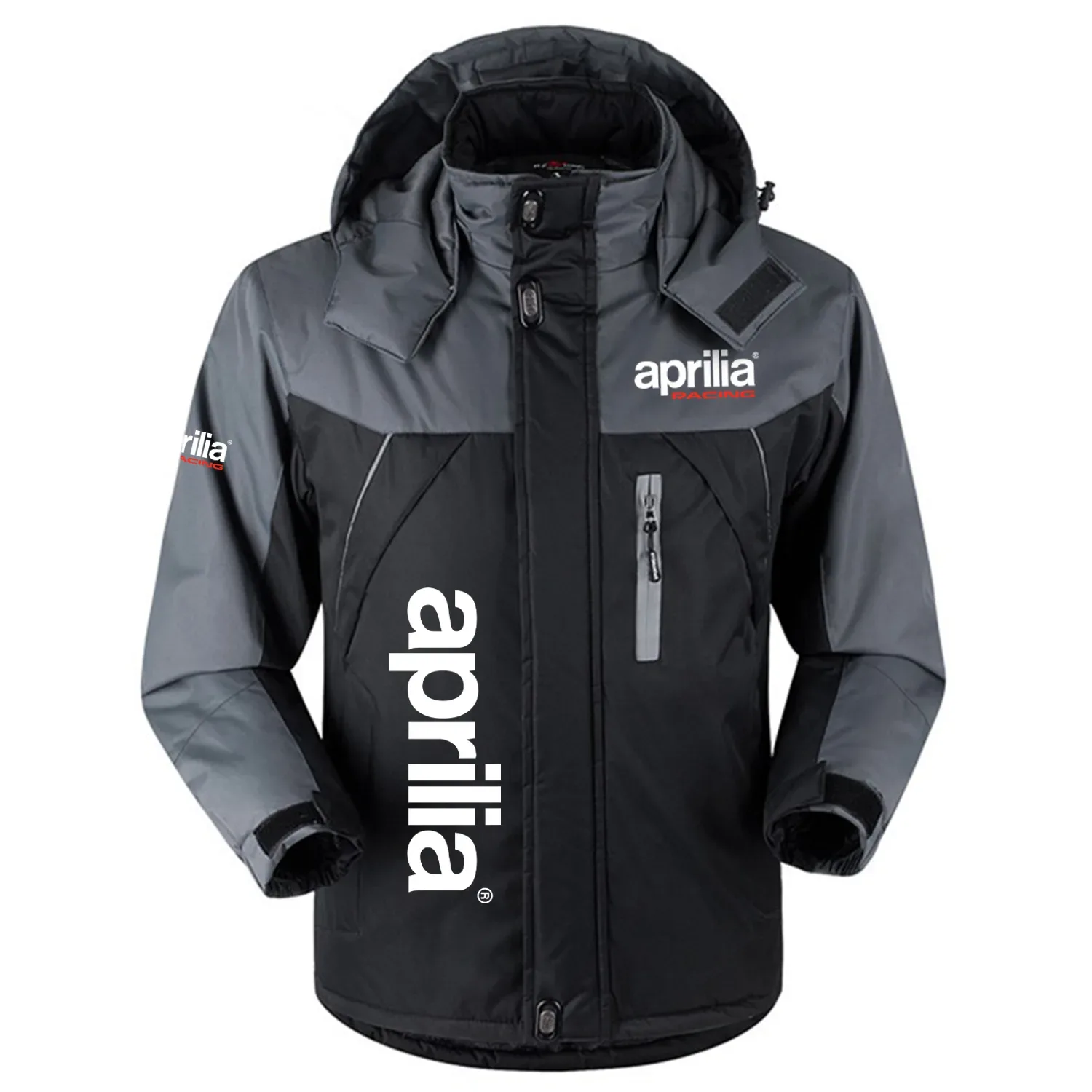 Aprilia Exclusive Logo Outdoor Charging Suit Slim Fit Plush Waterproof Windproof Jacket Detachable Hood OSMTBPCS1211APZ – Aprilia Jacket Aprilia Exclusive Logo Outdoor Charging Suit Slim Fit Plush Waterproof Windproof Jacket Detachable Hood OSMTBPCS1211APZ – Aprilia Jacket