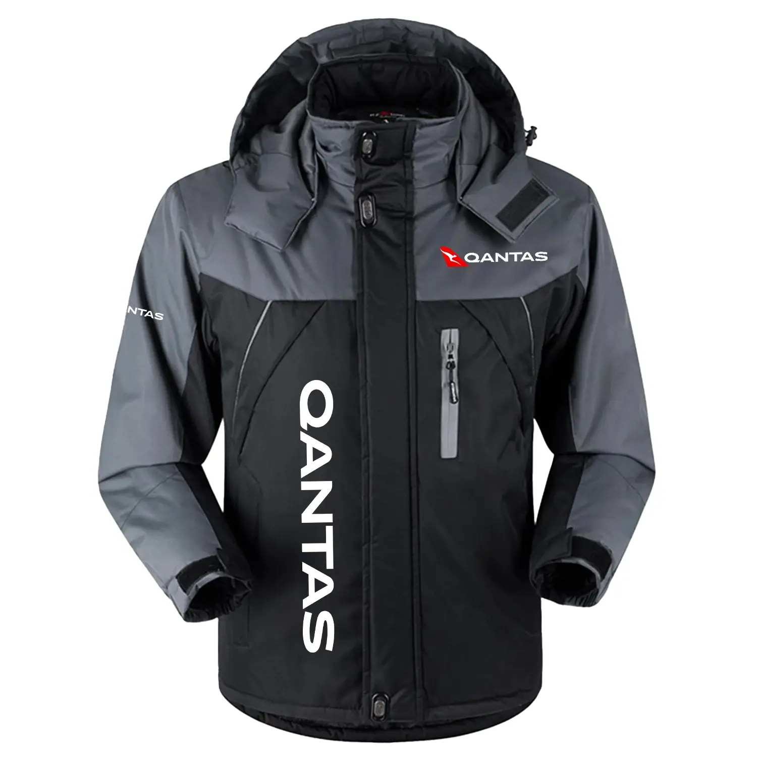 Qantas Exclusive Logo Outdoor Charging Suit Slim Fit Plush Waterproof Windproof Jacket Detachable Hood OUASPCS2705QTZ – Qantas Jacket Qantas Exclusive Logo Outdoor Charging Suit Slim Fit Plush Waterproof Windproof Jacket Detachable Hood OUASPCS2705QTZ – Qantas Jacket