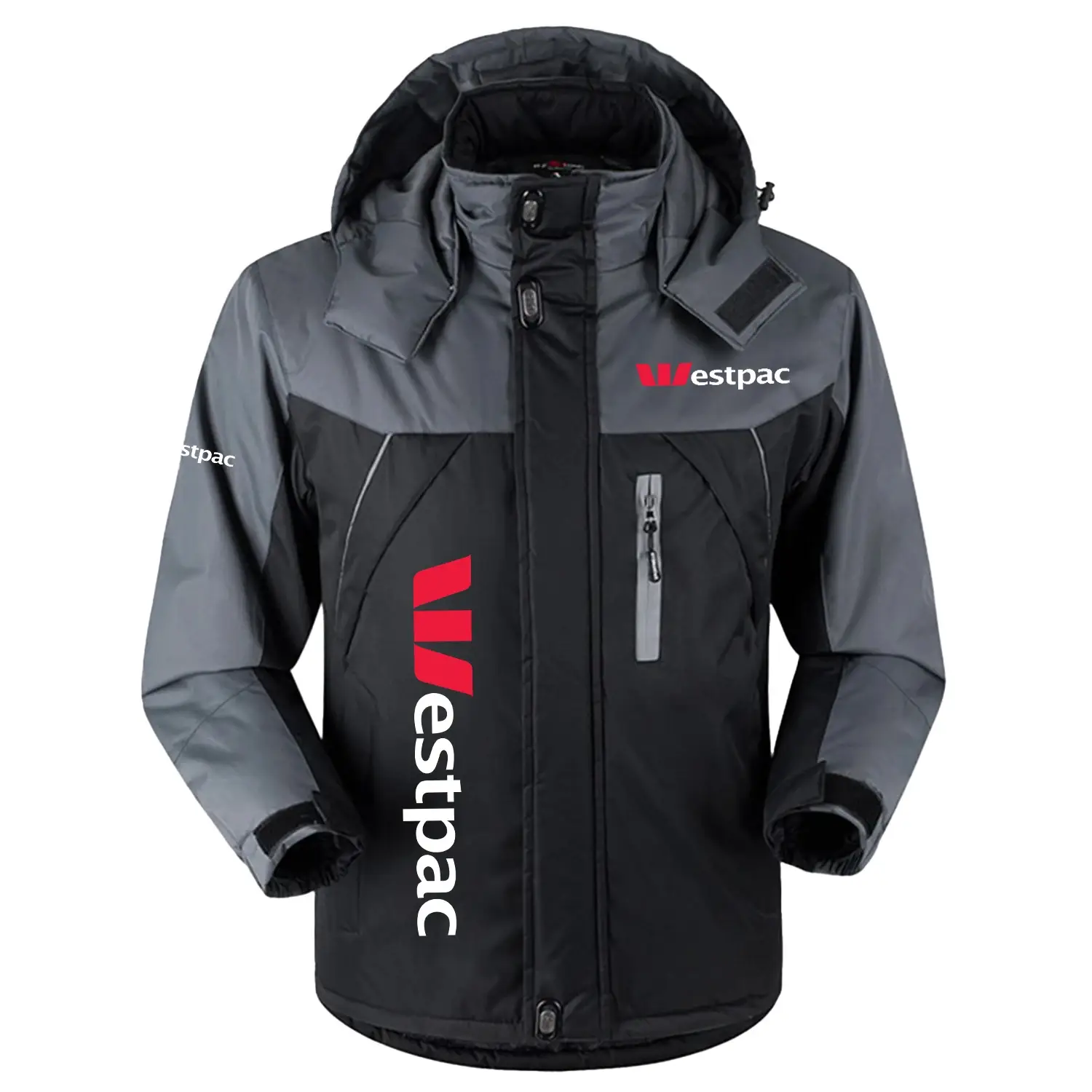 Westpac Exclusive Logo Outdoor Charging Suit Slim Fit Plush Waterproof Windproof Jacket Detachable Hood OUASPCS2705WTZ – Westpac Jacket Westpac Exclusive Logo Outdoor Charging Suit Slim Fit Plush Waterproof Windproof Jacket Detachable Hood OUASPCS2705WTZ – Westpac Jacket