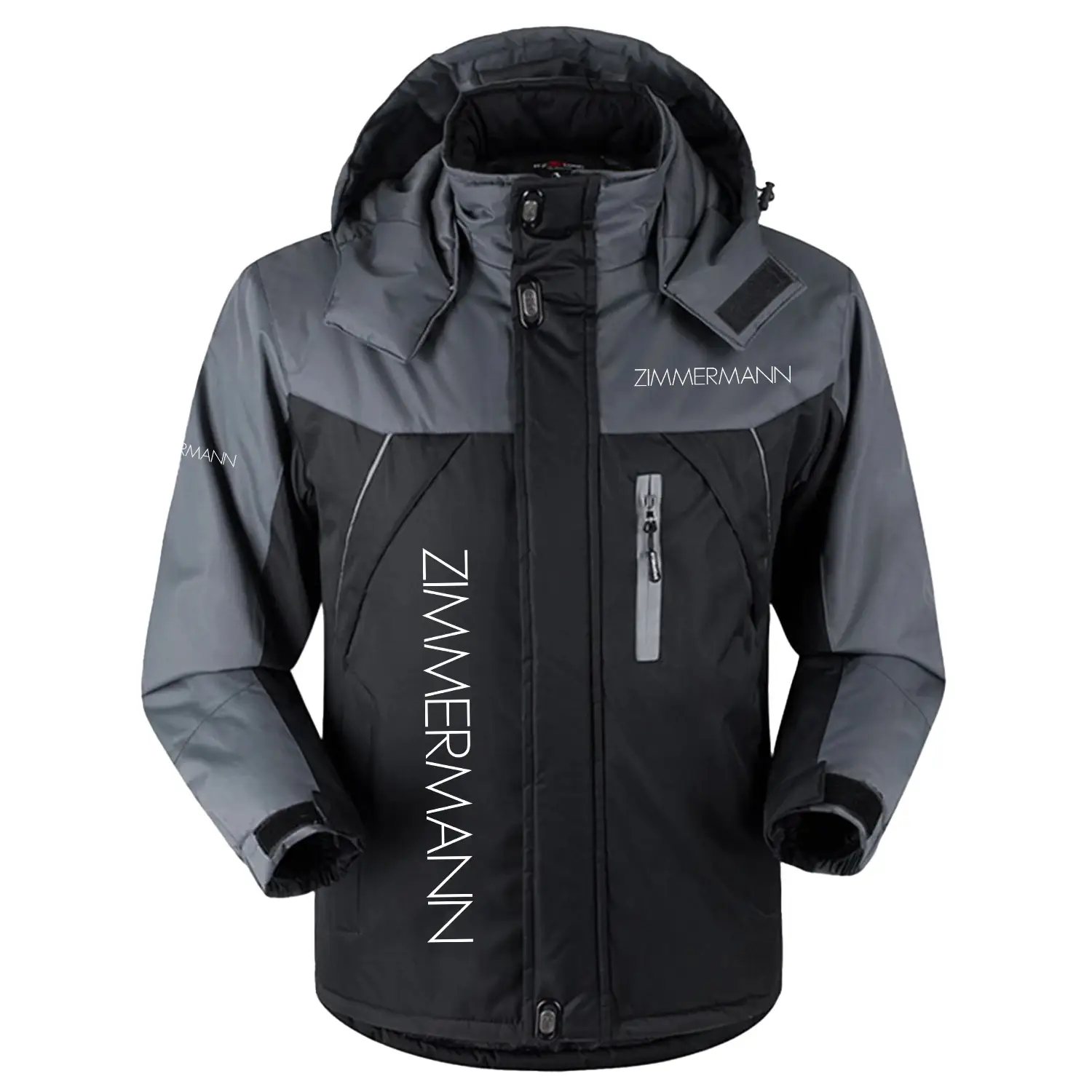 Zimmermann Exclusive Logo Outdoor Charging Suit Slim Fit Plush Waterproof Windproof Jacket Detachable Hood OUASPCS2705ZMZ – Zimmermann Jacket
