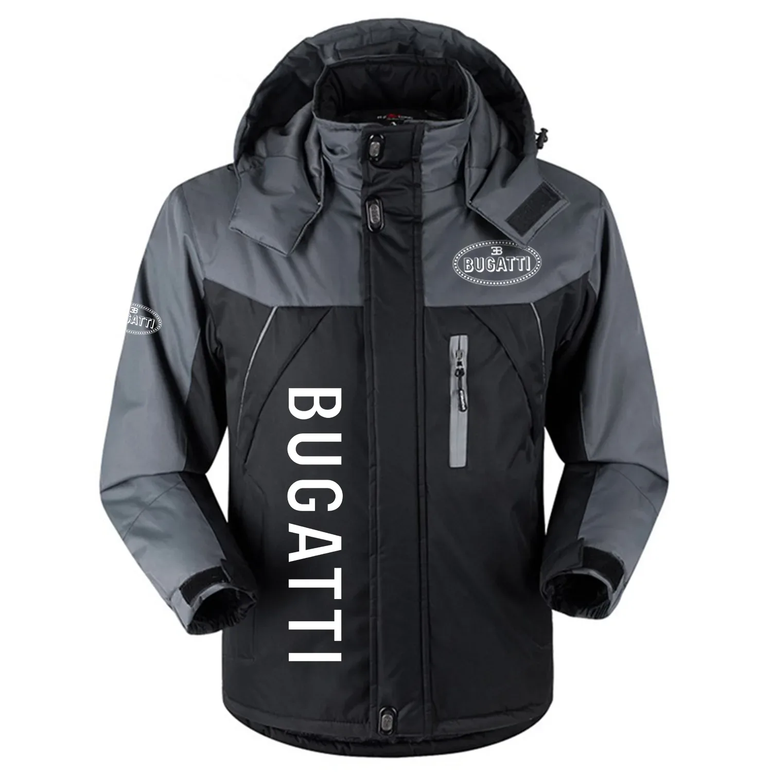 Bugatti Exclusive Logo Outdoor Charging Suit Slim Fit Plush Waterproof Windproof Jacket Detachable Hood OUFAPCS0819BGZ – Bugatti Jacket Bugatti Exclusive Logo Outdoor Charging Suit Slim Fit Plush Waterproof Windproof Jacket Detachable Hood OUFAPCS0819BGZ – Bugatti Jacket