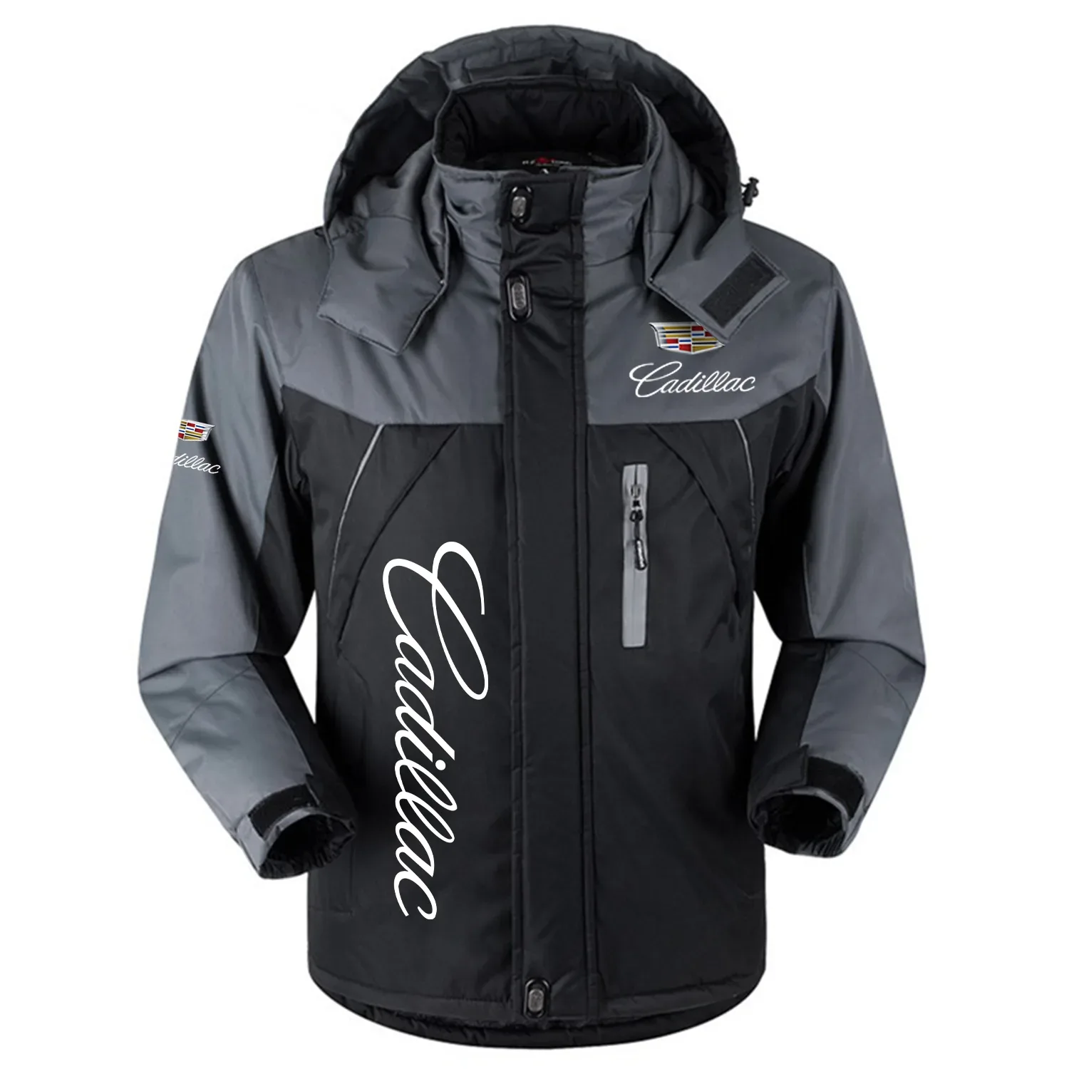 Cadillac Exclusive Logo Outdoor Charging Suit Slim Fit Plush Waterproof Windproof Jacket Detachable Hood OUFAPCS0819CDZ – Cadillac Jacket Cadillac Exclusive Logo Outdoor Charging Suit Slim Fit Plush Waterproof Windproof Jacket Detachable Hood OUFAPCS0819CDZ – Cadillac Jacket