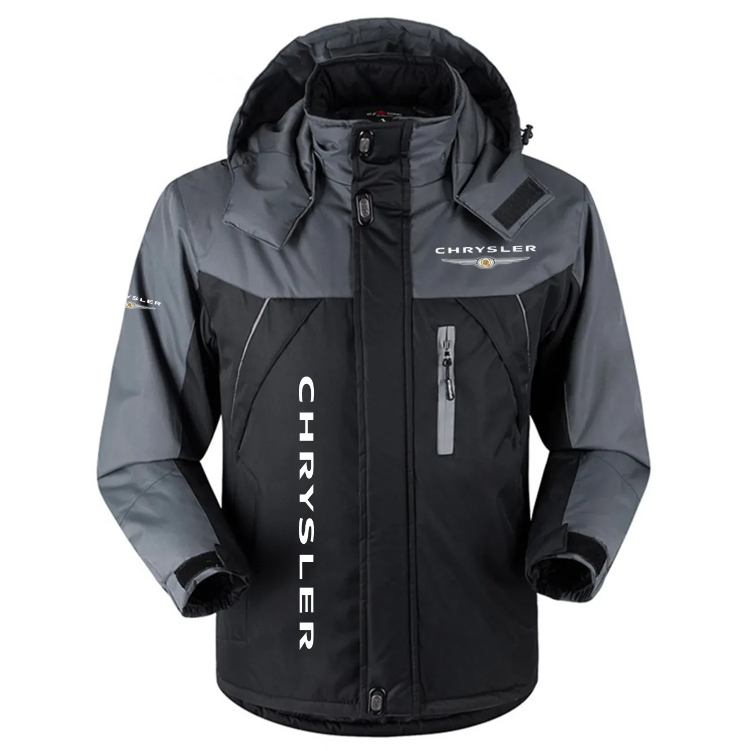 Chrysler Exclusive Logo Outdoor Charging Suit Slim Fit Plush Waterproof Windproof Jacket Detachable Hood OUFAPCS0819CSZ – Chrysler Jacket Chrysler Exclusive Logo Outdoor Charging Suit Slim Fit Plush Waterproof Windproof Jacket Detachable Hood OUFAPCS0819CSZ – Chrysler Jacket