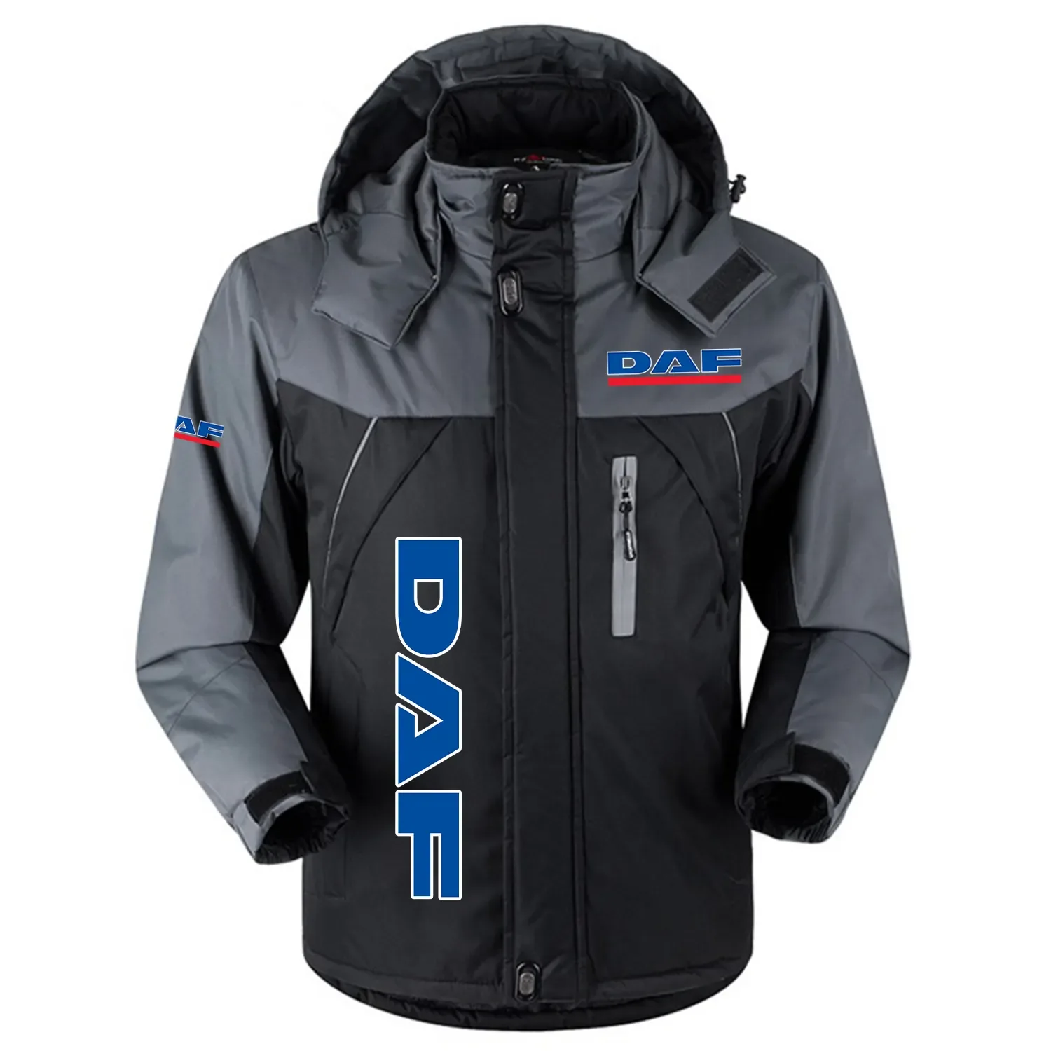 DAF Trucks Exclusive Logo Outdoor Charging Suit Slim Fit Plush Waterproof Windproof Jacket Detachable Hood OUFAPCS0819DAZ – DAF Trucks Gift DAF Trucks Exclusive Logo Outdoor Charging Suit Slim Fit Plush Waterproof Windproof Jacket Detachable Hood OUFAPCS0819DAZ – DAF Trucks Gift