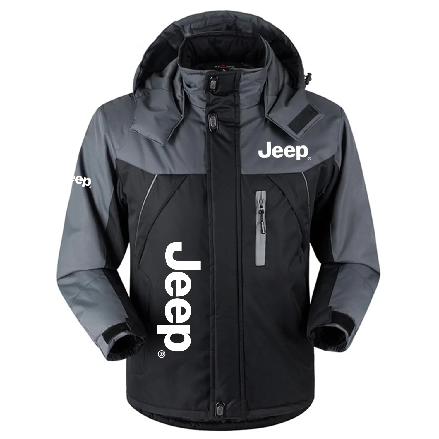 Jeep Exclusive Logo Outdoor Charging Suit Slim Fit Plush Waterproof Windproof Jacket Detachable Hood OUFAPCS0819JEZ – Jeep Gift Jeep Exclusive Logo Outdoor Charging Suit Slim Fit Plush Waterproof Windproof Jacket Detachable Hood OUFAPCS0819JEZ – Jeep Gift