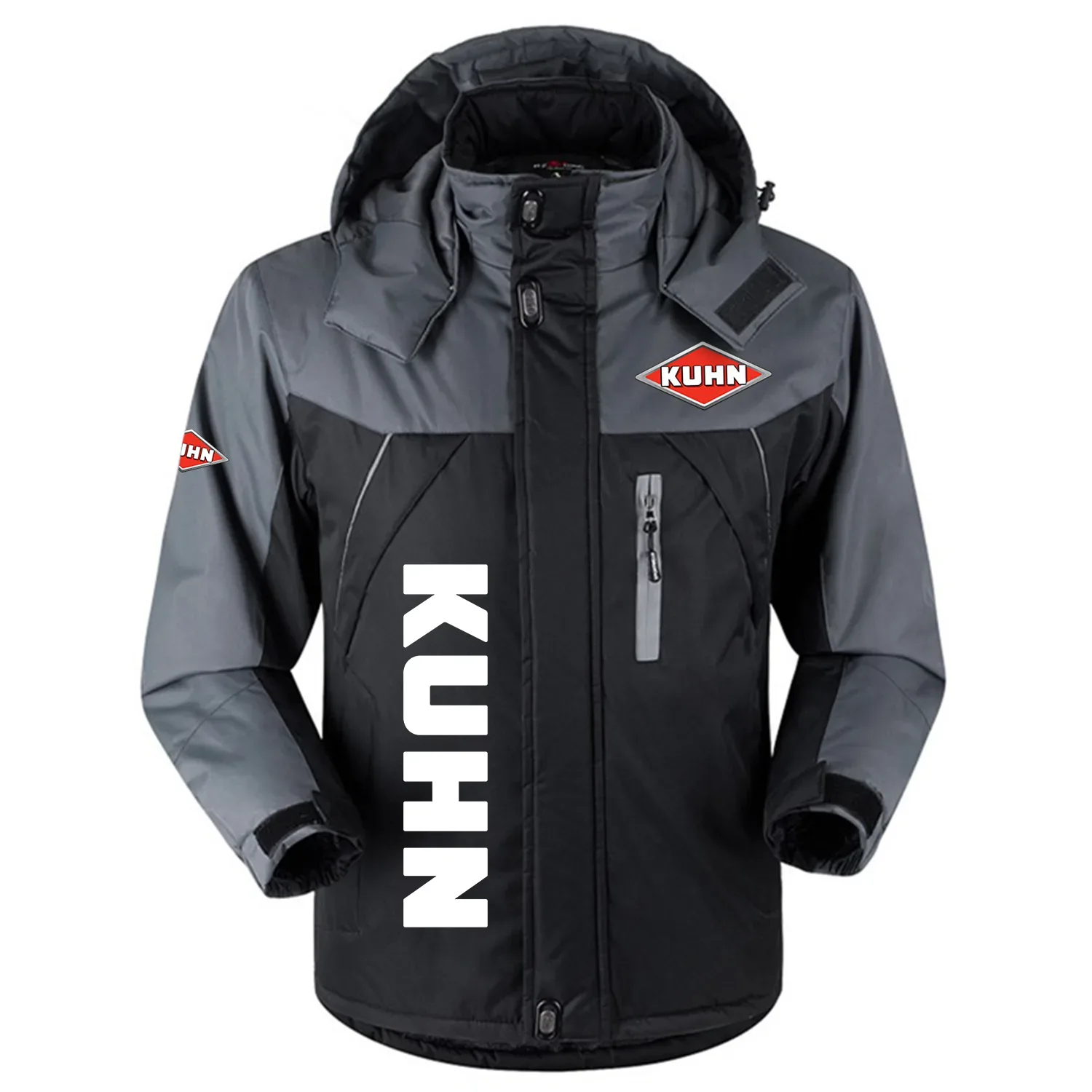 Kuhn Exclusive Logo Outdoor Charging Suit Slim Fit Plush Waterproof Windproof Jacket Detachable Hood OUFAPCS0819KNZ – Kuhn Gift Kuhn Exclusive Logo Outdoor Charging Suit Slim Fit Plush Waterproof Windproof Jacket Detachable Hood OUFAPCS0819KNZ – Kuhn Gift
