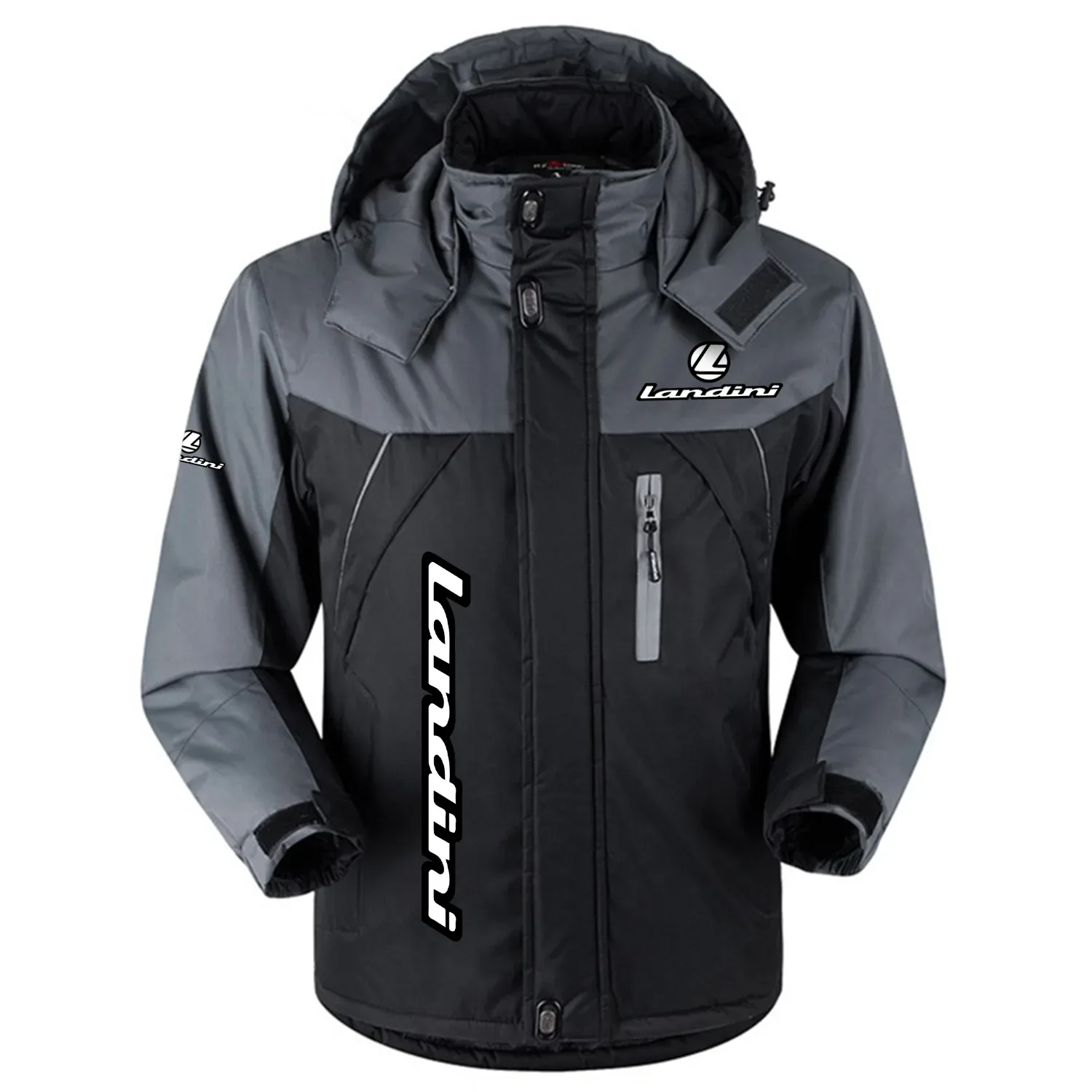 Landini Exclusive Logo Outdoor Charging Suit Slim Fit Plush Waterproof Windproof Jacket Detachable Hood OUFAPCS0819LDZ – Landini Gift Landini Exclusive Logo Outdoor Charging Suit Slim Fit Plush Waterproof Windproof Jacket Detachable Hood OUFAPCS0819LDZ – Landini Gift