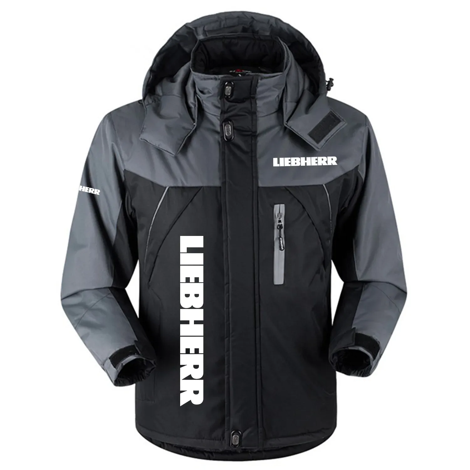 Liebherr Exclusive Logo Outdoor Charging Suit Slim Fit Plush Waterproof Windproof Jacket Detachable Hood OUFAPCS0819LIZ – Liebherr Gift Liebherr Exclusive Logo Outdoor Charging Suit Slim Fit Plush Waterproof Windproof Jacket Detachable Hood OUFAPCS0819LIZ – Liebherr Gift