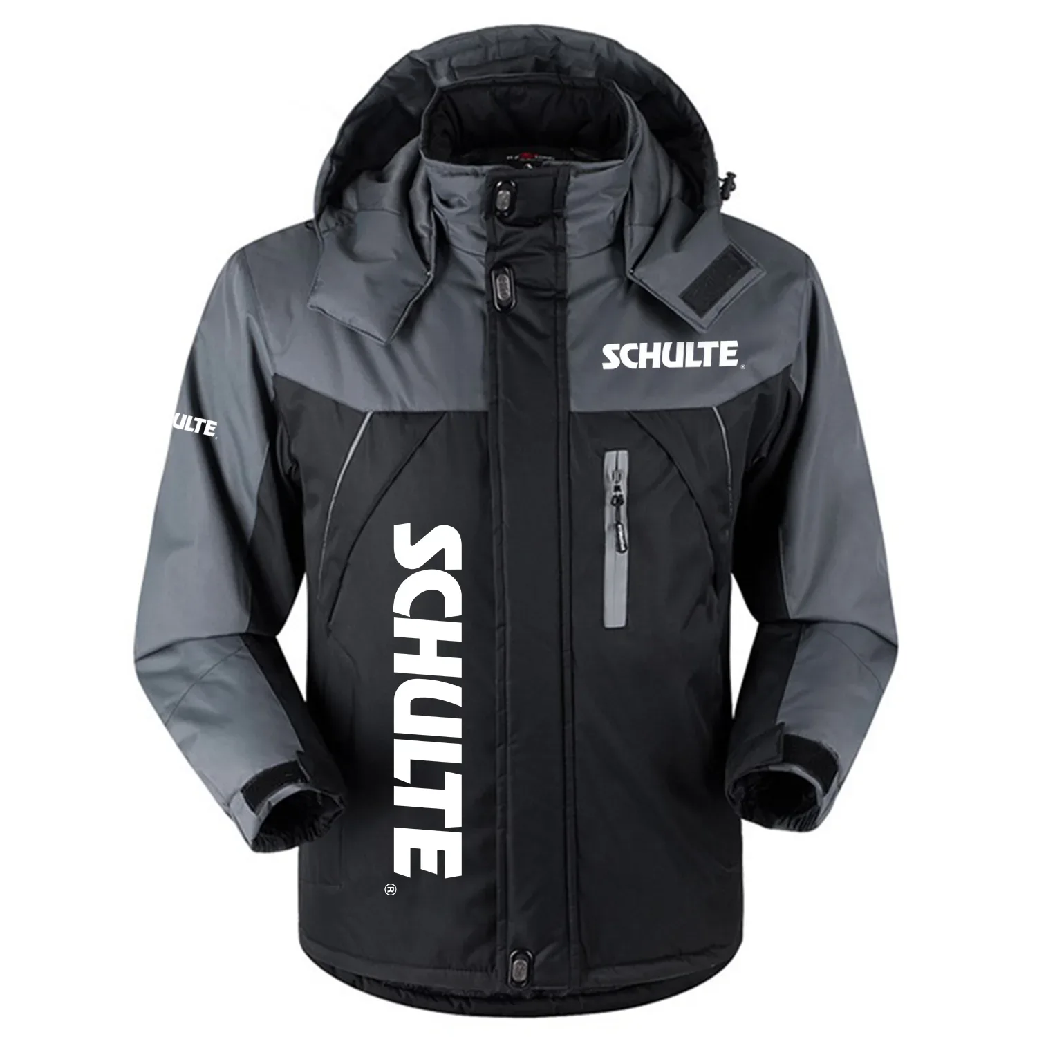 Schulte Industries Exclusive Logo Outdoor Charging Suit Slim Fit Plush Waterproof Windproof Jacket Detachable Hood OUFAPCS0819SIZ – Schulte Industries Gift Schulte Industries Exclusive Logo Outdoor Charging Suit Slim Fit Plush Waterproof Windproof Jacket Detachable Hood OUFAPCS0819SIZ – Schulte Industries Gift