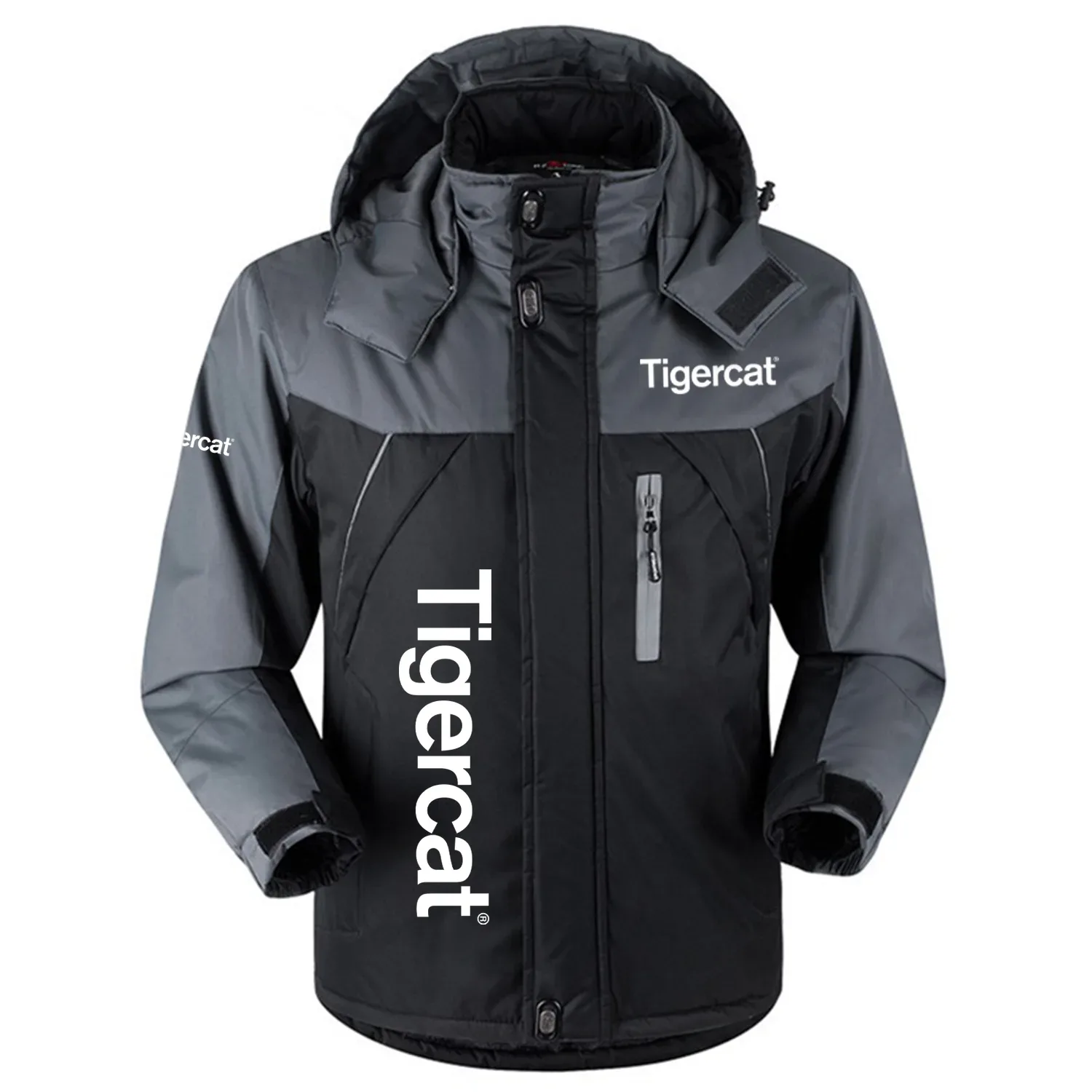 Tigercat Exclusive Logo Outdoor Charging Suit Slim Fit Plush Waterproof Windproof Jacket Detachable Hood OUFAPCS0819TRZ – Tigercat Gift Tigercat Exclusive Logo Outdoor Charging Suit Slim Fit Plush Waterproof Windproof Jacket Detachable Hood OUFAPCS0819TRZ – Tigercat Gift