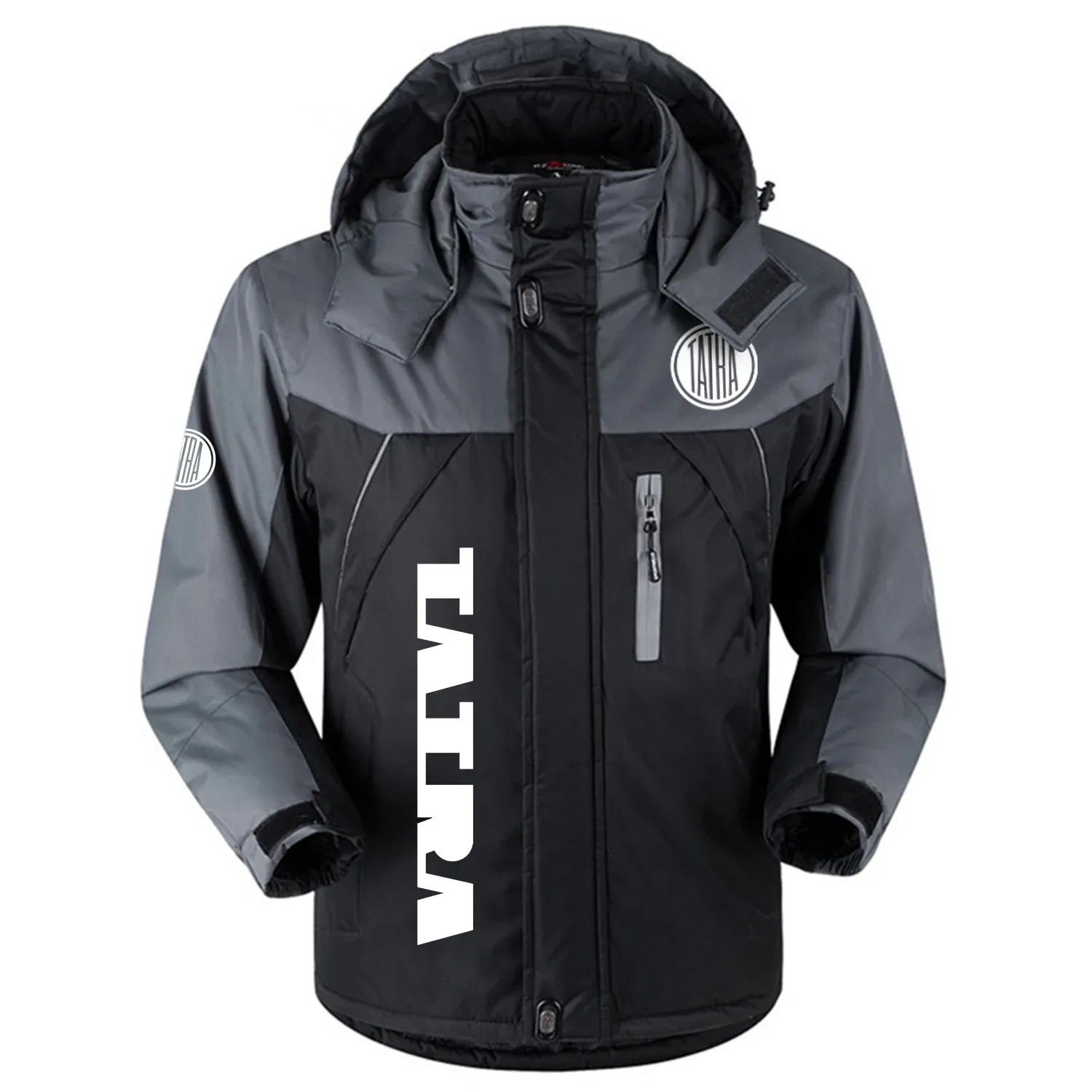 Tatra Trucks Exclusive Logo Outdoor Charging Suit Slim Fit Plush Waterproof Windproof Jacket Detachable Hood OUFAPCS0819TTZ – Tatra Trucks Gift