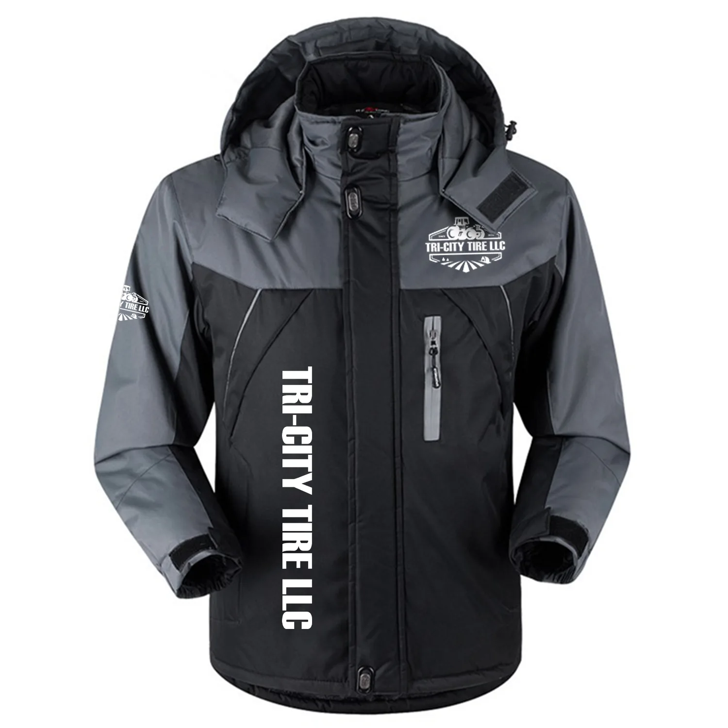 TC Tire Exclusive Logo Outdoor Charging Suit Slim Fit Plush Waterproof Windproof Jacket Detachable Hood OUFAPCS1010TCTZ – TC Tire Jacket TC Tire Exclusive Logo Outdoor Charging Suit Slim Fit Plush Waterproof Windproof Jacket Detachable Hood OUFAPCS1010TCTZ – TC Tire Jacket