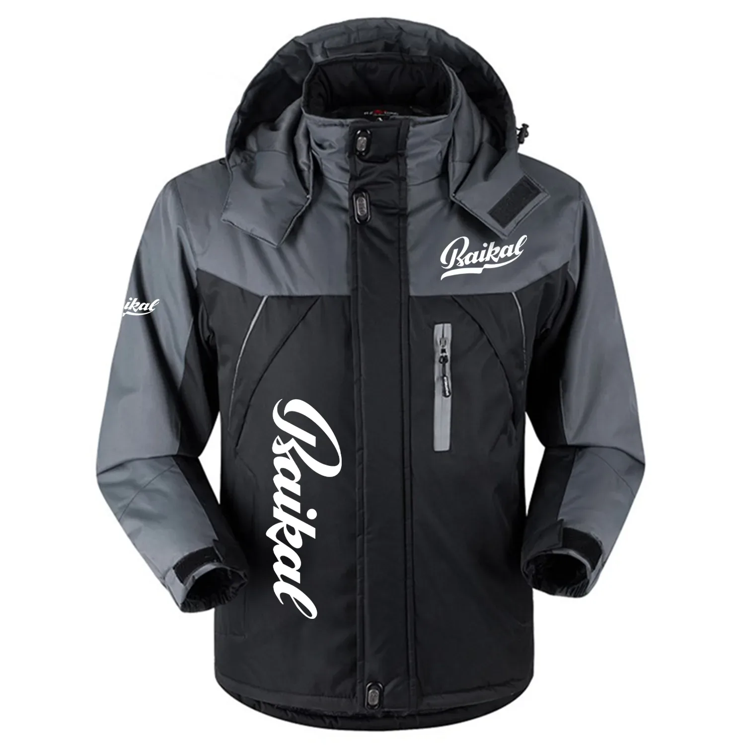 Baikal Exclusive Logo Outdoor Charging Suit Slim Fit Plush Waterproof Windproof Jacket Detachable Hood OUHUPCS0815BIZ – Baikal Jacket Baikal Exclusive Logo Outdoor Charging Suit Slim Fit Plush Waterproof Windproof Jacket Detachable Hood OUHUPCS0815BIZ – Baikal Jacket