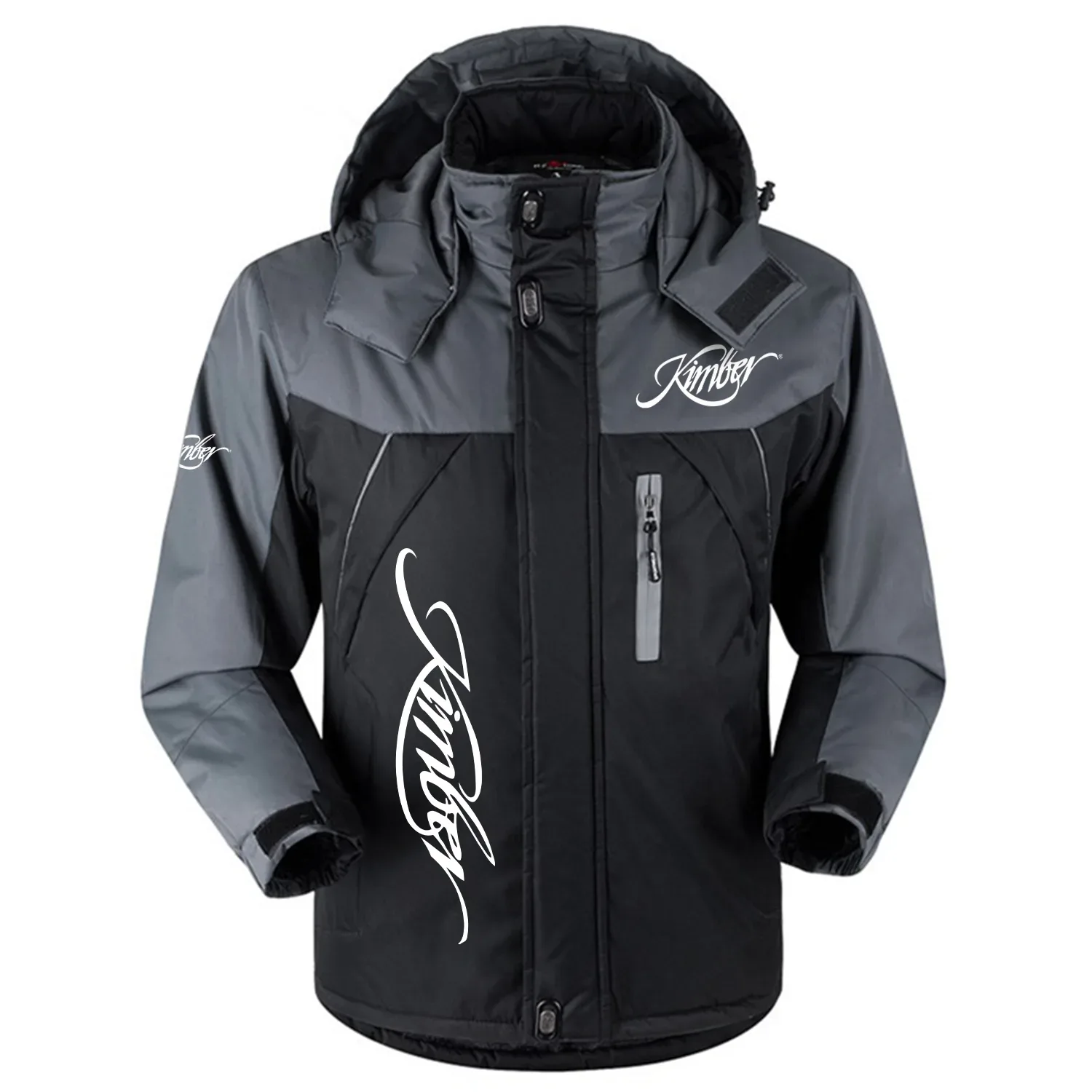 Kimber Exclusive Logo Outdoor Charging Suit Slim Fit Plush Waterproof Windproof Jacket Detachable Hood OUHUPCS0815KBZ – Kimber Jacket Kimber Exclusive Logo Outdoor Charging Suit Slim Fit Plush Waterproof Windproof Jacket Detachable Hood OUHUPCS0815KBZ – Kimber Jacket