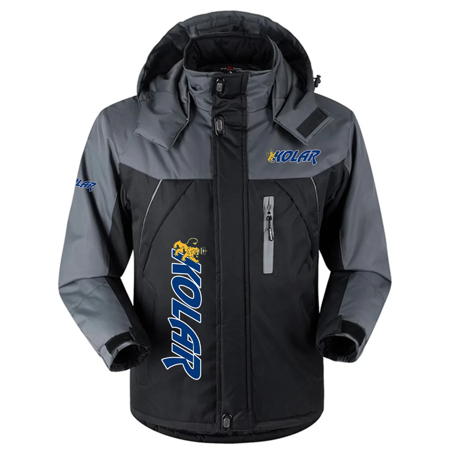 KOLAR Arms Exclusive Logo Outdoor Charging Suit Slim Fit Plush Waterproof Windproof Jacket Detachable Hood OUHUPCS0815KLZ – KOLAR Arms Jacket KOLAR Arms Exclusive Logo Outdoor Charging Suit Slim Fit Plush Waterproof Windproof Jacket Detachable Hood OUHUPCS0815KLZ – KOLAR Arms Jacket