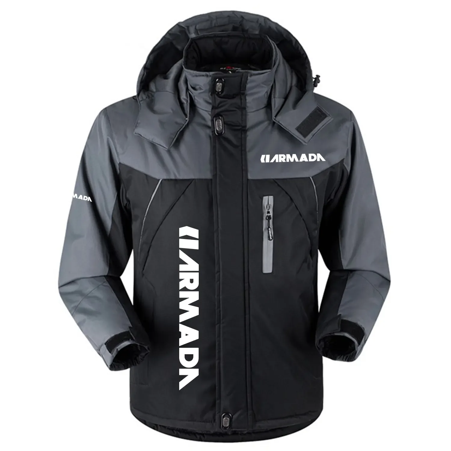 Armada Exclusive Logo Outdoor Charging Suit Slim Fit Plush Waterproof Windproof Jacket Detachable Hood OUSKPCS0820ARZ – Armada Gift Armada Exclusive Logo Outdoor Charging Suit Slim Fit Plush Waterproof Windproof Jacket Detachable Hood OUSKPCS0820ARZ – Armada Gift