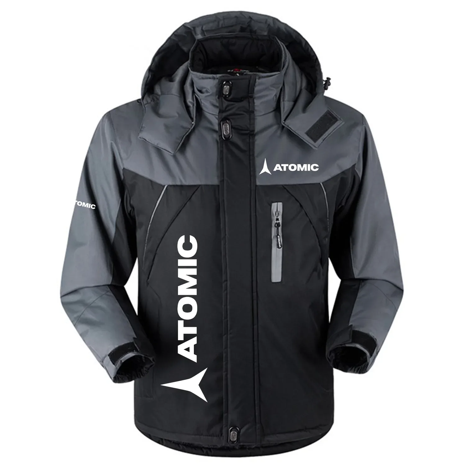 Atomic Exclusive Logo Outdoor Charging Suit Slim Fit Plush Waterproof Windproof Jacket Detachable Hood OUSKPCS0820ATZ – Atomic Gift Atomic Exclusive Logo Outdoor Charging Suit Slim Fit Plush Waterproof Windproof Jacket Detachable Hood OUSKPCS0820ATZ – Atomic Gift