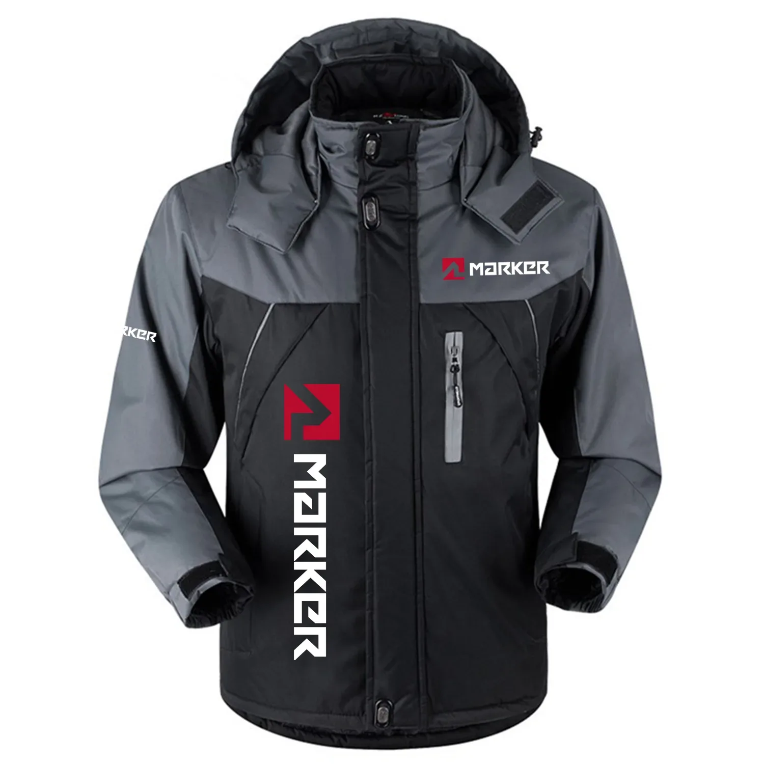 Marker Exclusive Logo Outdoor Charging Suit Slim Fit Plush Waterproof Windproof Jacket Detachable Hood OUSKPCS0820MRZ – Marker Gift Marker Exclusive Logo Outdoor Charging Suit Slim Fit Plush Waterproof Windproof Jacket Detachable Hood OUSKPCS0820MRZ – Marker Gift