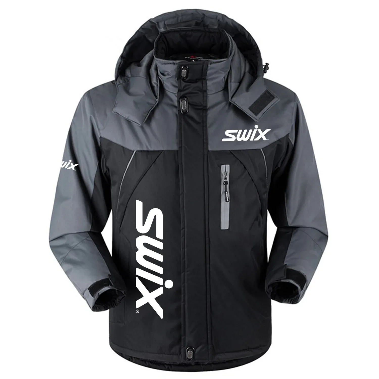 Swix Exclusive Logo Outdoor Charging Suit Slim Fit Plush Waterproof Windproof Jacket Detachable Hood OUSKPCS0820SIZ – Swix Gift Swix Exclusive Logo Outdoor Charging Suit Slim Fit Plush Waterproof Windproof Jacket Detachable Hood OUSKPCS0820SIZ – Swix Gift