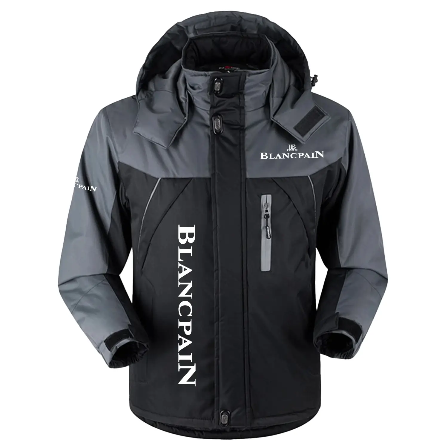 Blancpain Exclusive Logo Outdoor Charging Suit Slim Fit Plush Waterproof Windproof Jacket Detachable Hood OUWCPCS0805BPZ – Blancpain Jacket