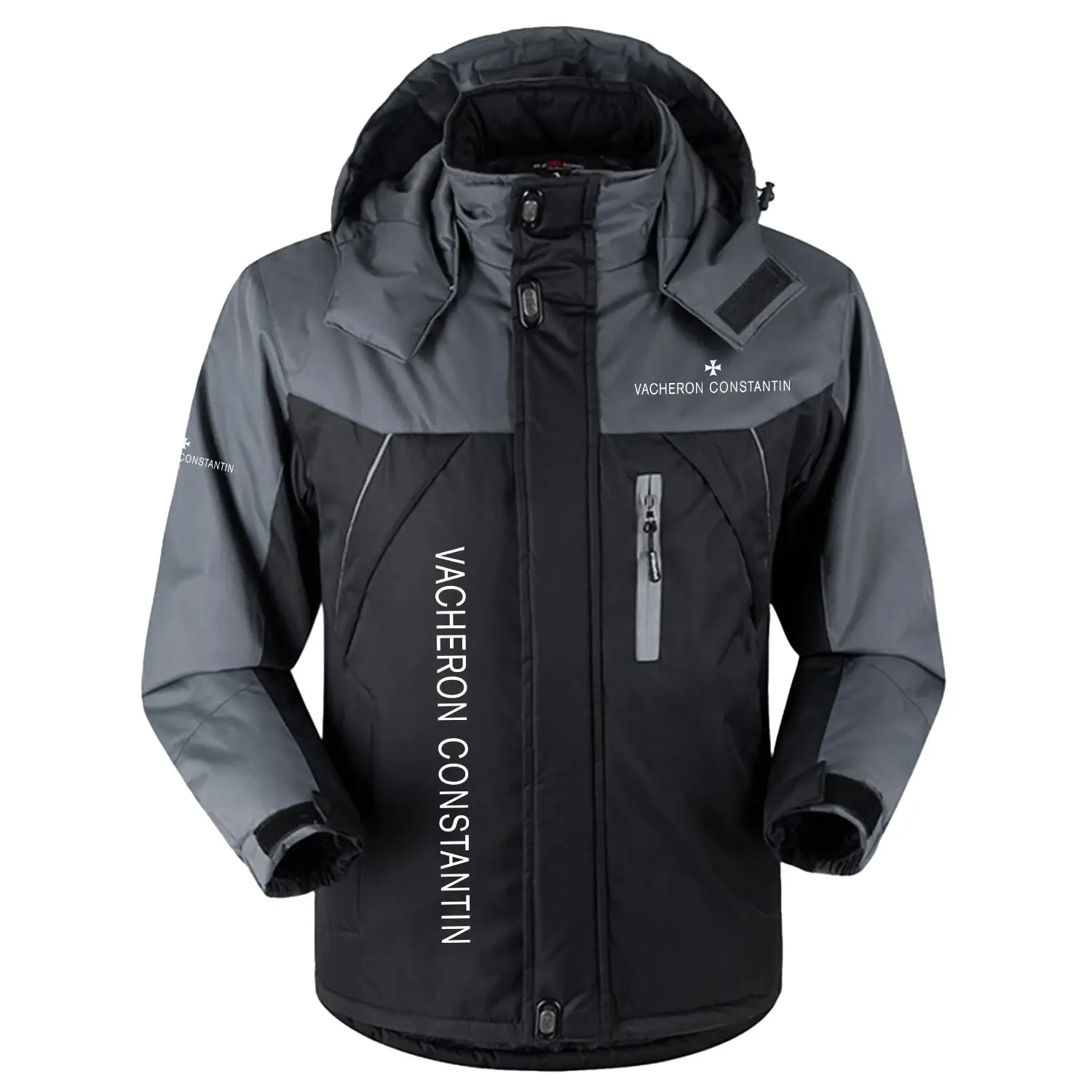 Vacheron Constantin Exclusive Logo Outdoor Charging Suit Slim Fit Plush Waterproof Windproof Jacket Detachable Hood OUWCPCS0805VCZ – Vacheron Constantin Jacket