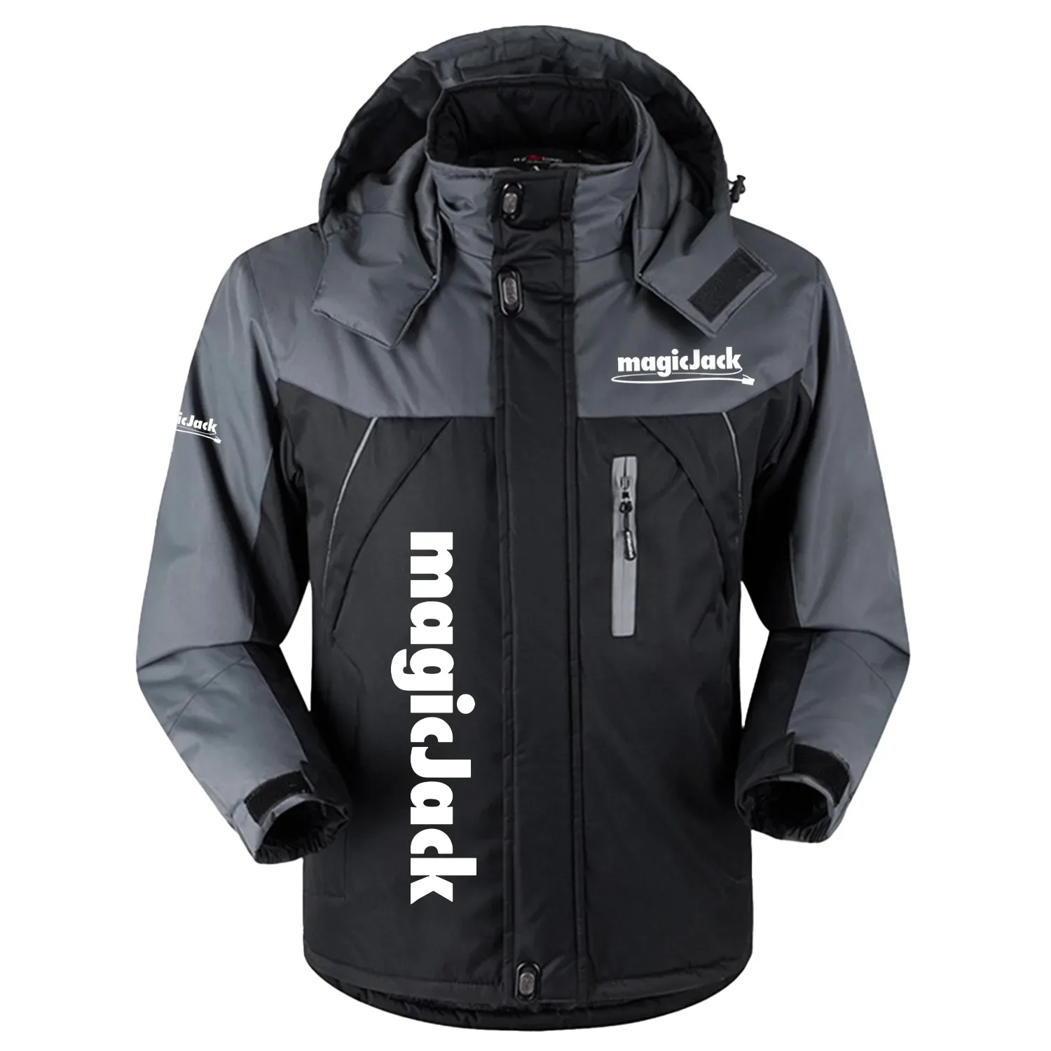 MagicJack Exclusive Logo Outdoor Charging Suit Slim Fit Plush Waterproof Windproof Jacket Detachable Hood TOTTPCS1012MJZ – MagicJack Jacket MagicJack Exclusive Logo Outdoor Charging Suit Slim Fit Plush Waterproof Windproof Jacket Detachable Hood TOTTPCS1012MJZ – MagicJack Jacket