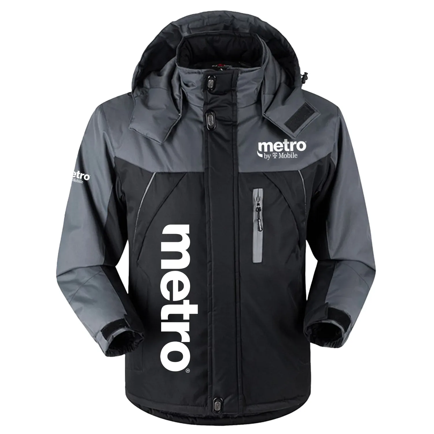 Metro by T-Mobile Exclusive Logo Outdoor Charging Suit Slim Fit Plush Waterproof Windproof Jacket Detachable Hood TOTTPCS1012MTZ – Metro by T-Mobile Jacket Metro by T-Mobile Exclusive Logo Outdoor Charging Suit Slim Fit Plush Waterproof Windproof Jacket Detachable Hood TOTTPCS1012MTZ – Metro by T-Mobile Jacket