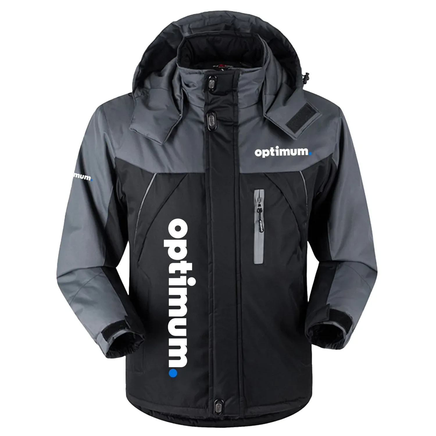 Optimum Altice USA Exclusive Logo Outdoor Charging Suit Slim Fit Plush Waterproof Windproof Jacket Detachable Hood TOTTPCS1012OPZ – Optimum Altice USA Jacket