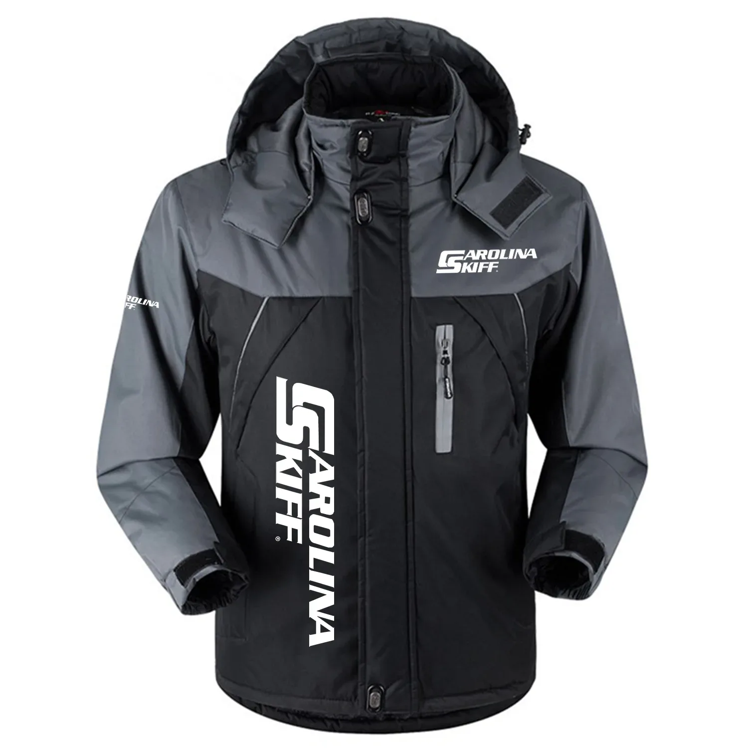 Carolina Skiff Exclusive Logo Outdoor Charging Suit Slim Fit Plush Waterproof Windproof Jacket Detachable Hood TTPDPCS2409CSZ – Carolina Skiff Jacket Carolina Skiff Exclusive Logo Outdoor Charging Suit Slim Fit Plush Waterproof Windproof Jacket Detachable Hood TTPDPCS2409CSZ – Carolina Skiff Jacket